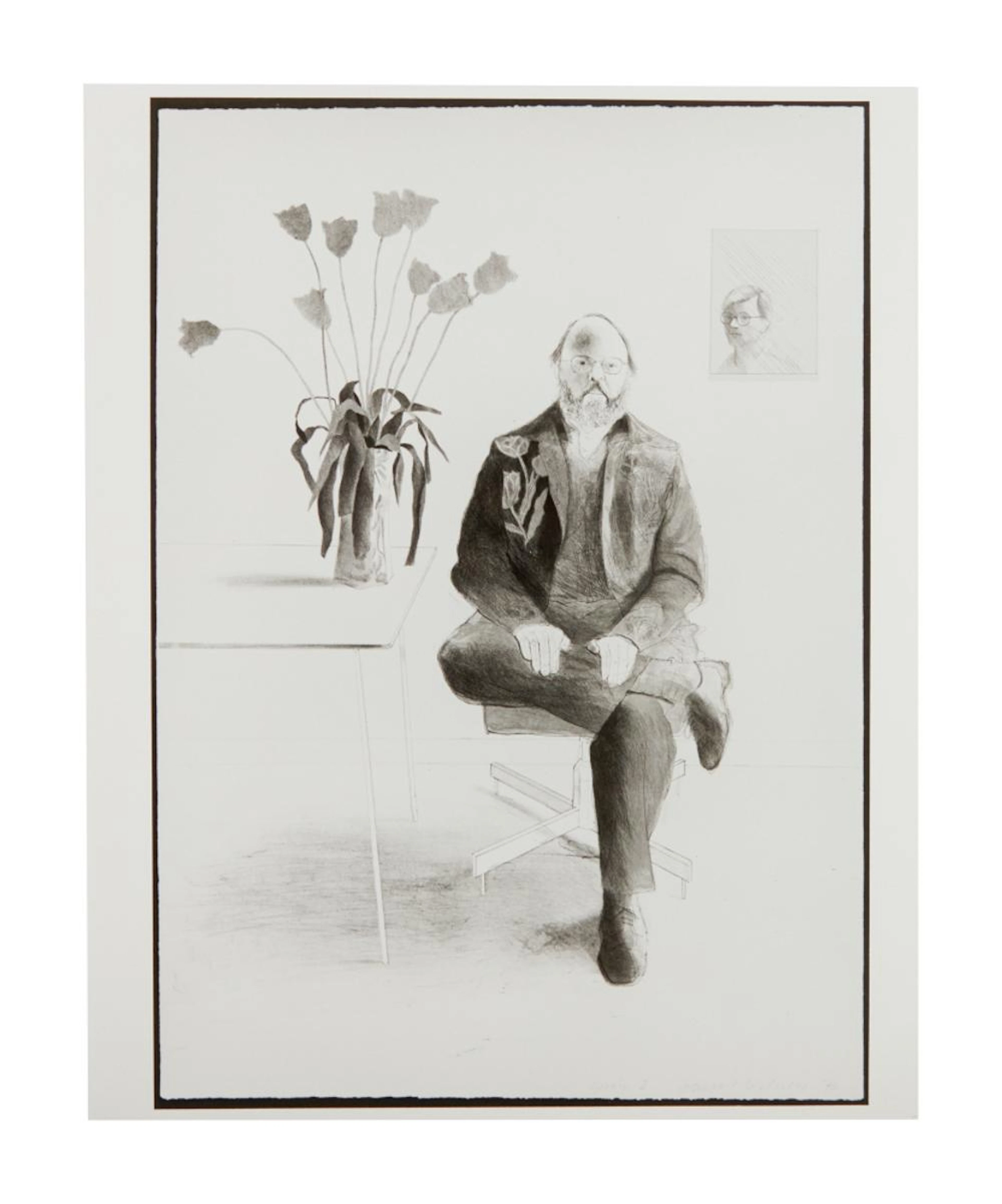 DENNIS HOPPER | DAVID HOCKNEY LITHOGRAPH SAMPLES