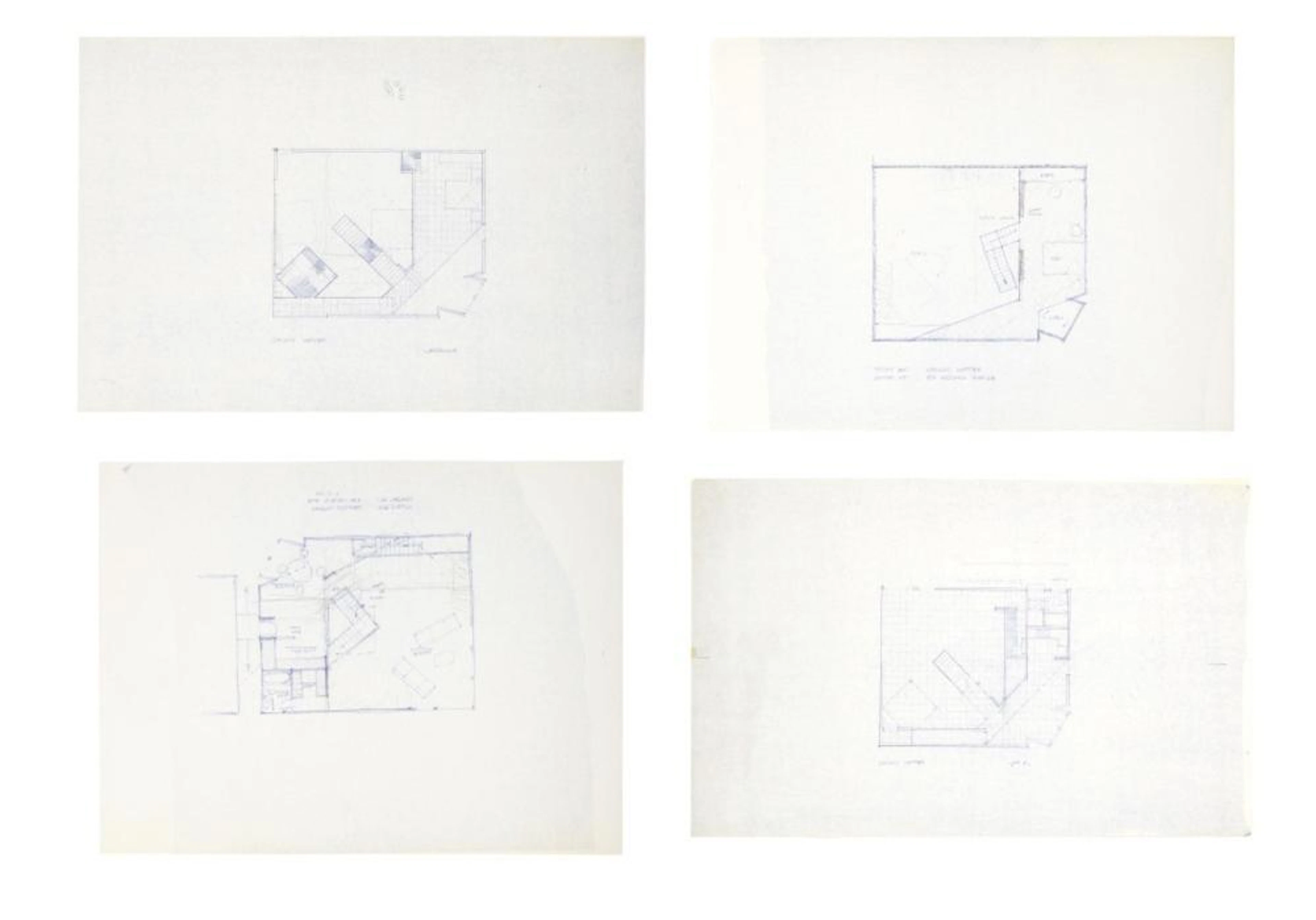 DENNIS HOPPER | VENICE FRANK GEHRY PROPERTY REMODEL BLUEPRINTS