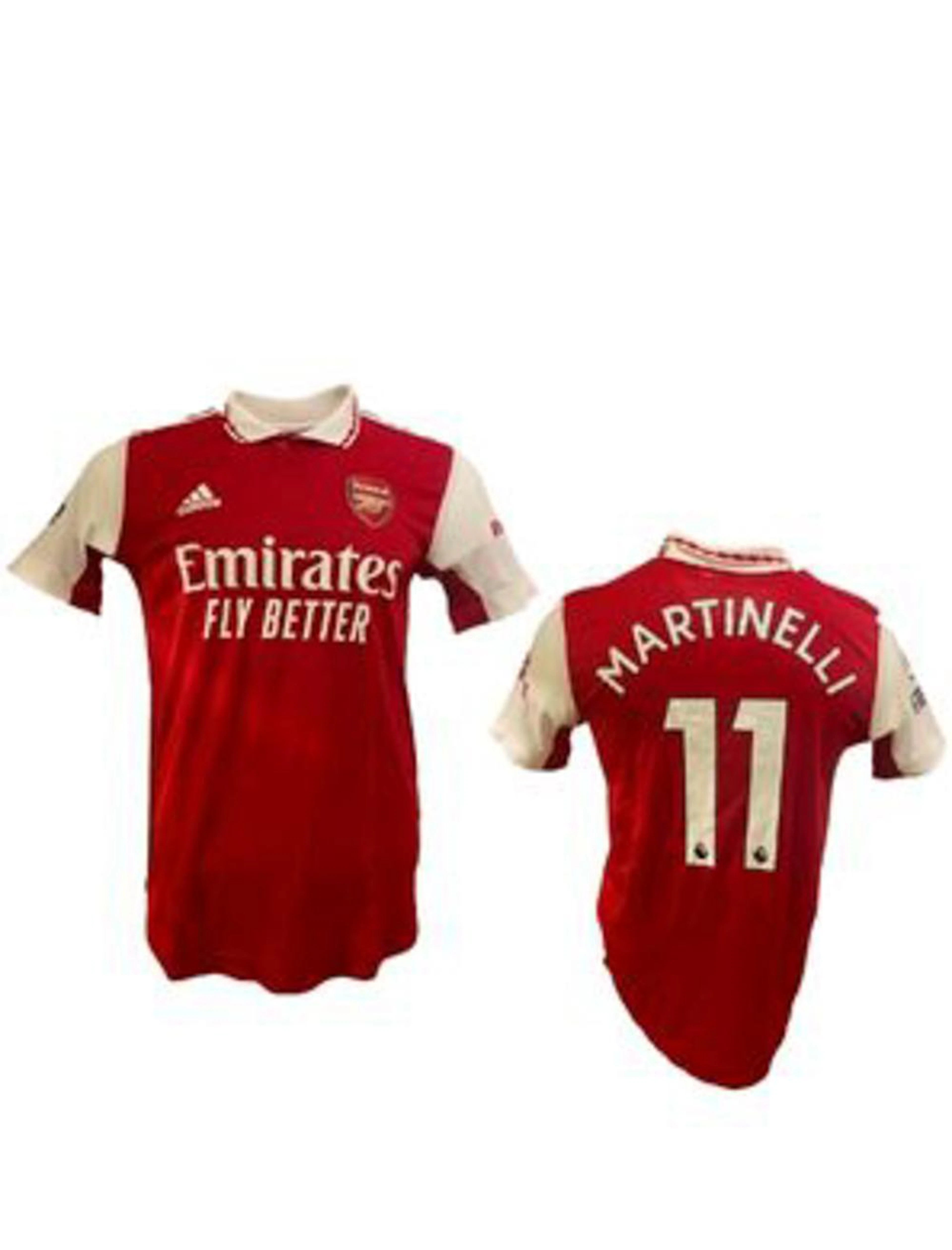 GABRIEL MARTINELLI: MATCH-WORN 2022-23 ARSENAL JERSEY (MEARS)