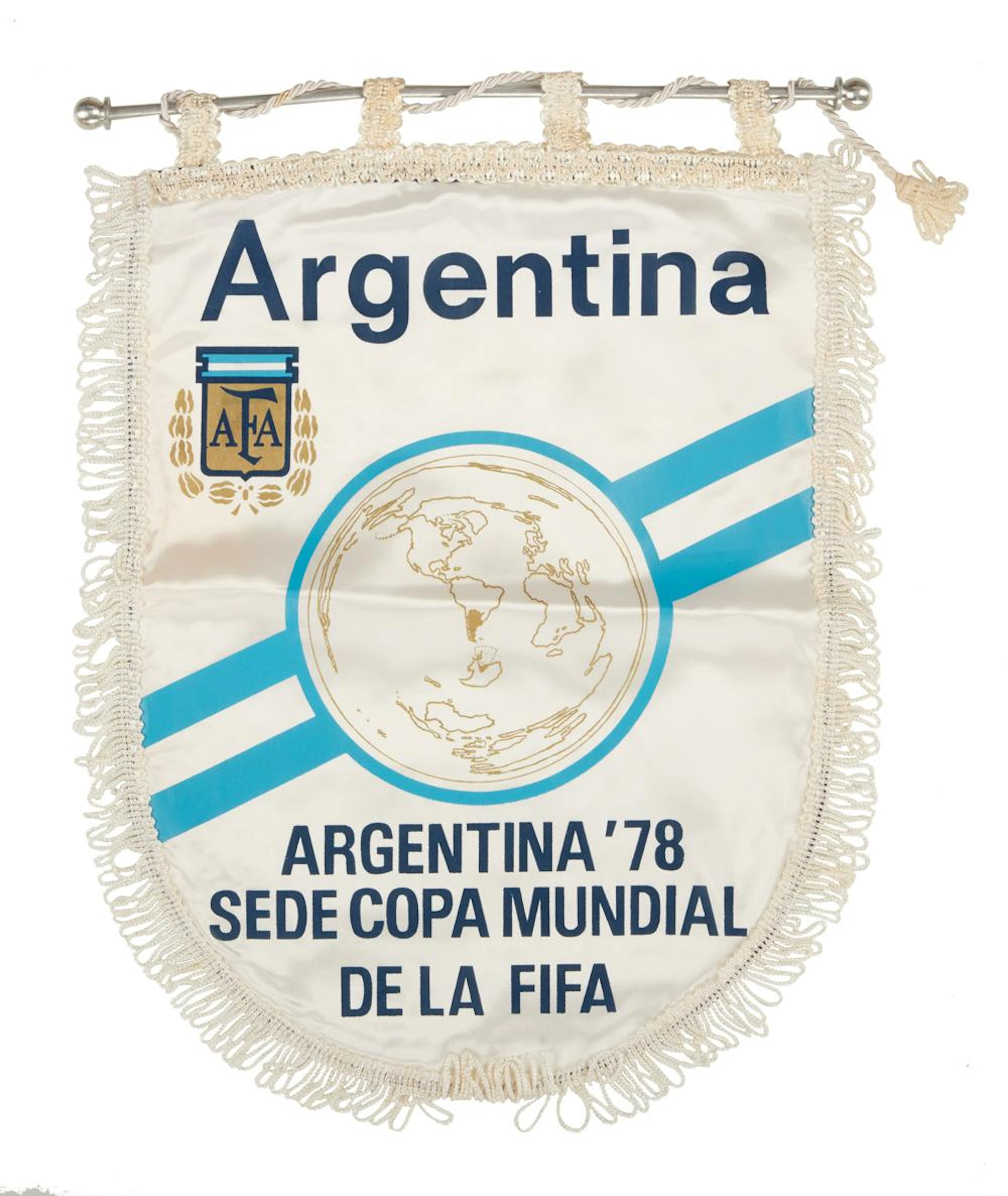DIEGO MARADONA: 1978 ARGENTINA VS NEW YORK COSMOS PENNANT