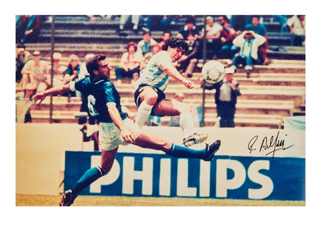 DIEGO MARADONA: ORIGINAL 1986 WORLD CUP ARGENTINA VS...