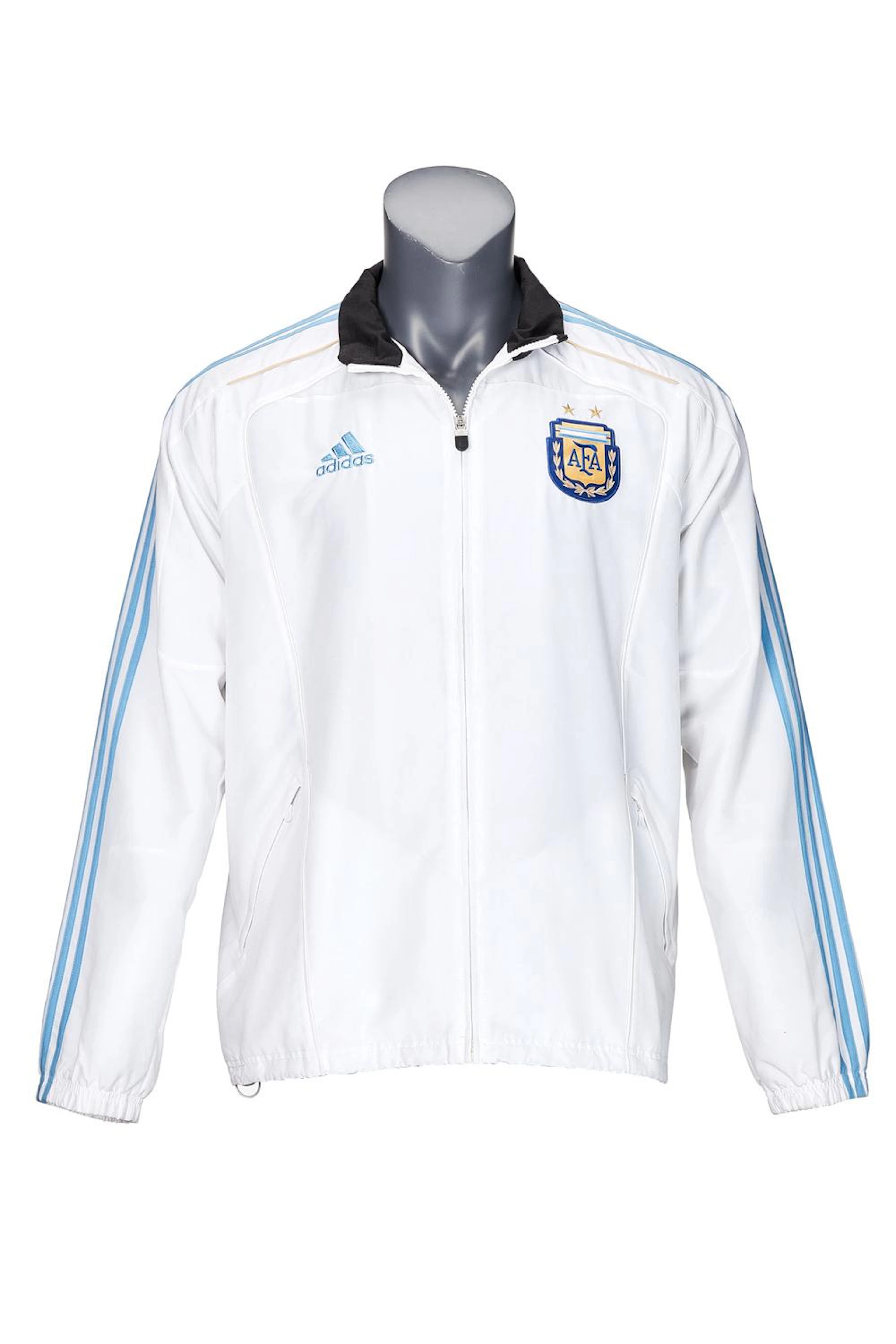LIONEL MESSI: MATCH-ISSUED 2010 WORLD CUP ARGENTINA JACKET (MEARS)