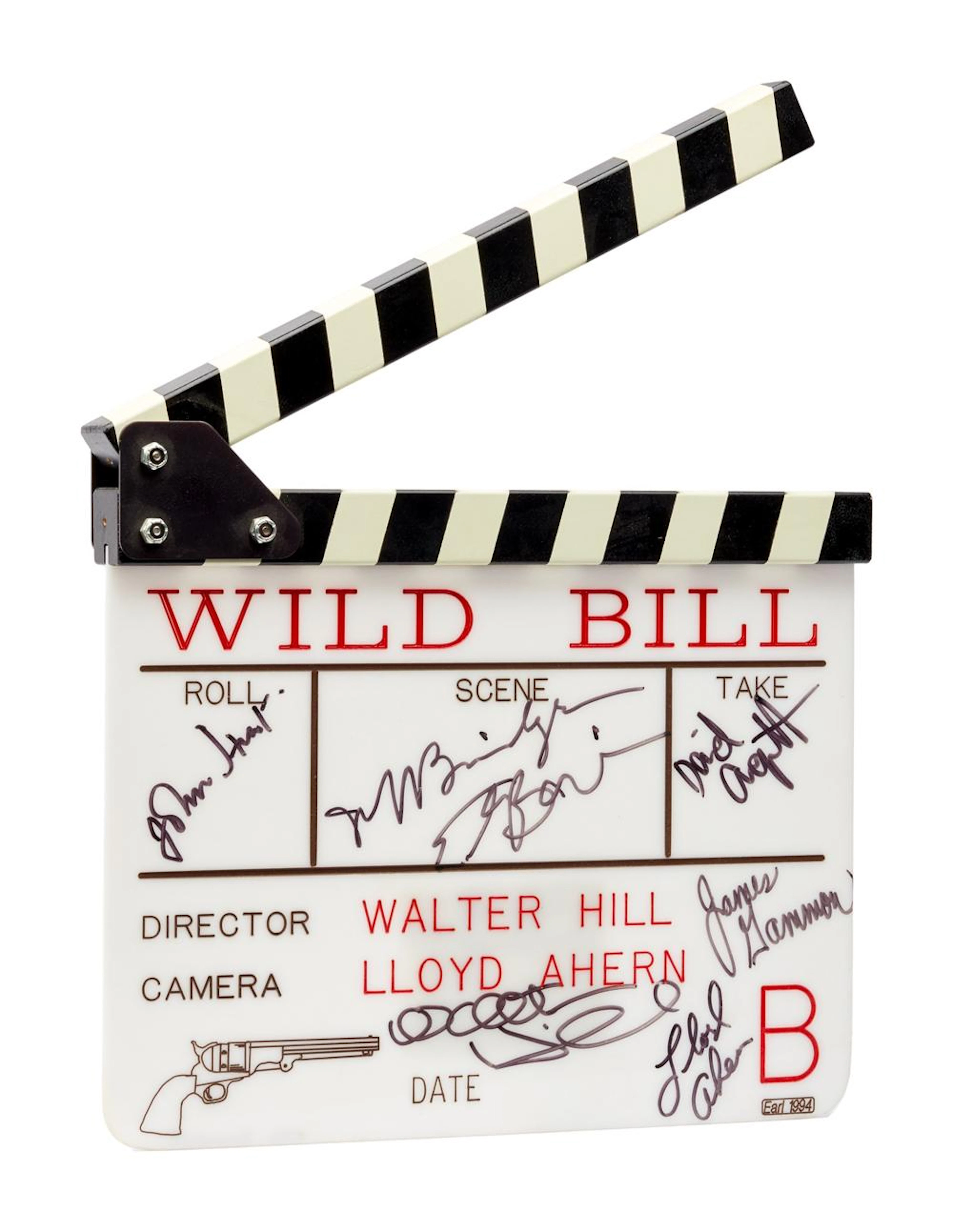 Wild Bill | Cast-Signed Camera Slate / Clapperboard