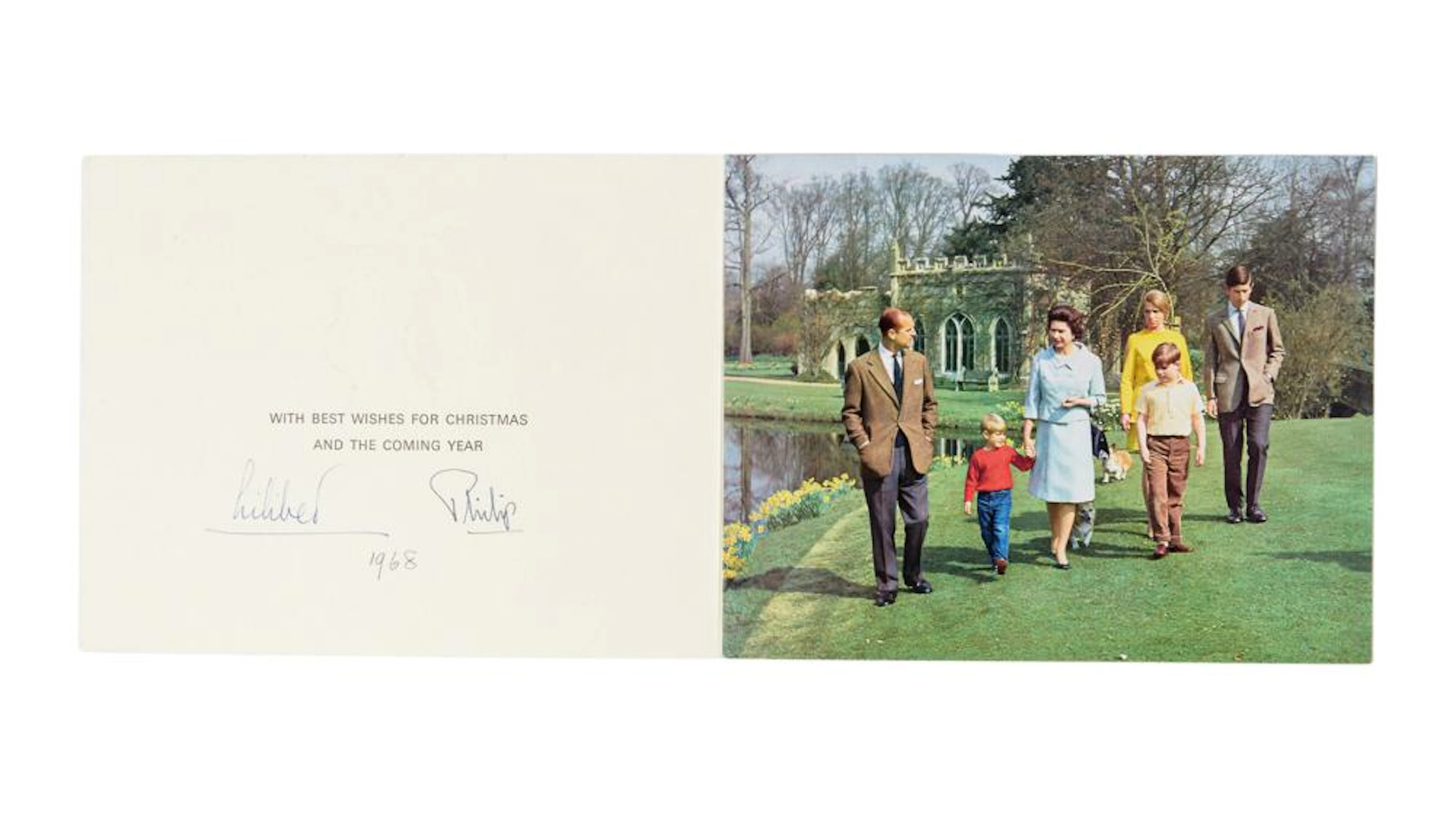 Queen Elizabeth II | "Lilibet" Signed 1968 Holiday Card With Photograph