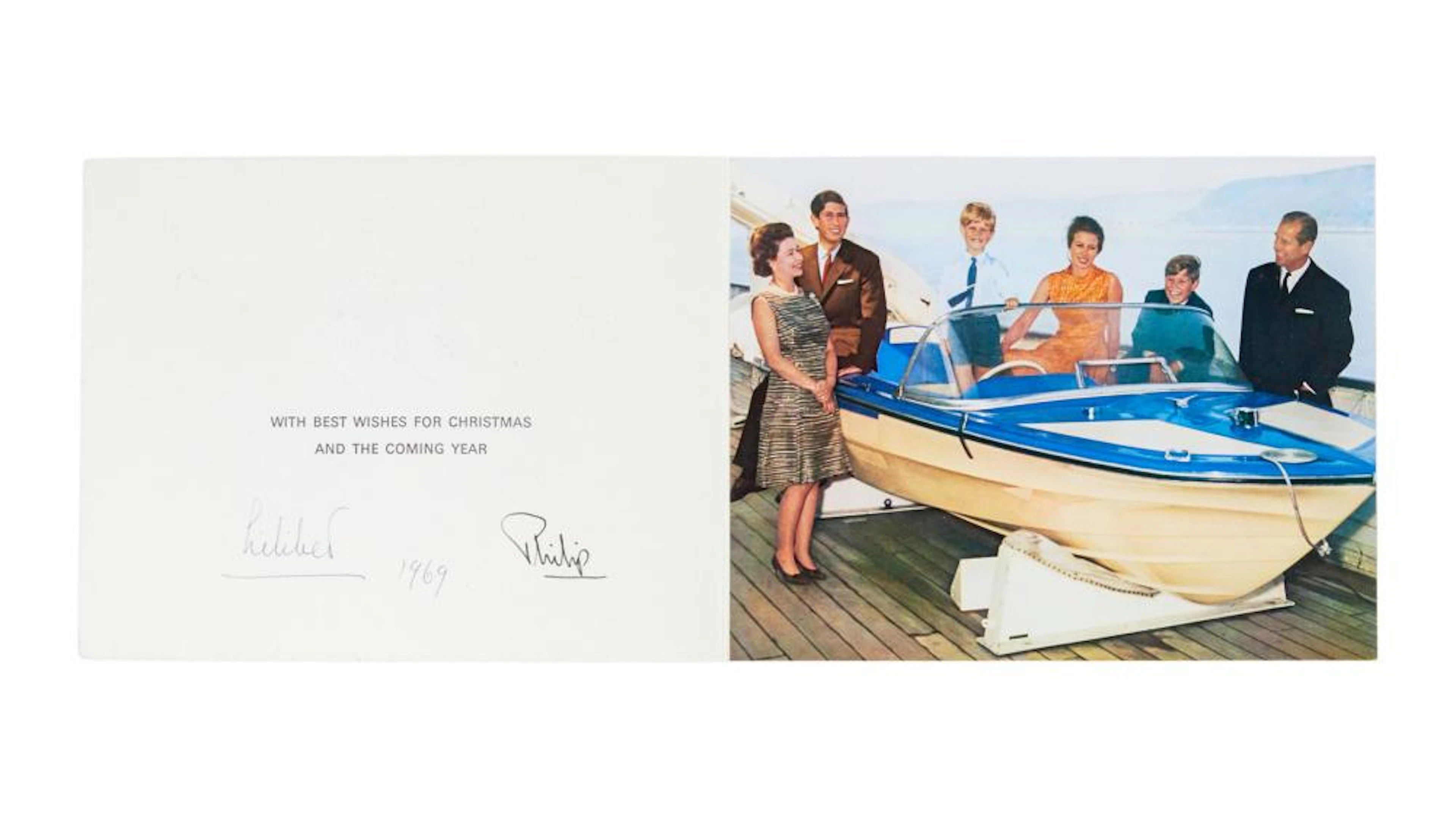 Queen Elizabeth II | "Lilibet" Signed 1969 Holiday Card With Photograph