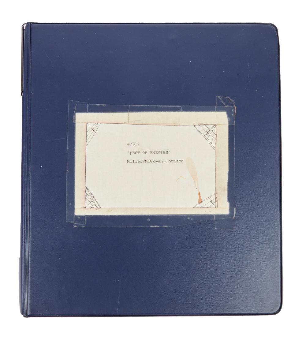 The Mary Tyler Moore Show | Allan Burns "Best of Enemies" Production Binder