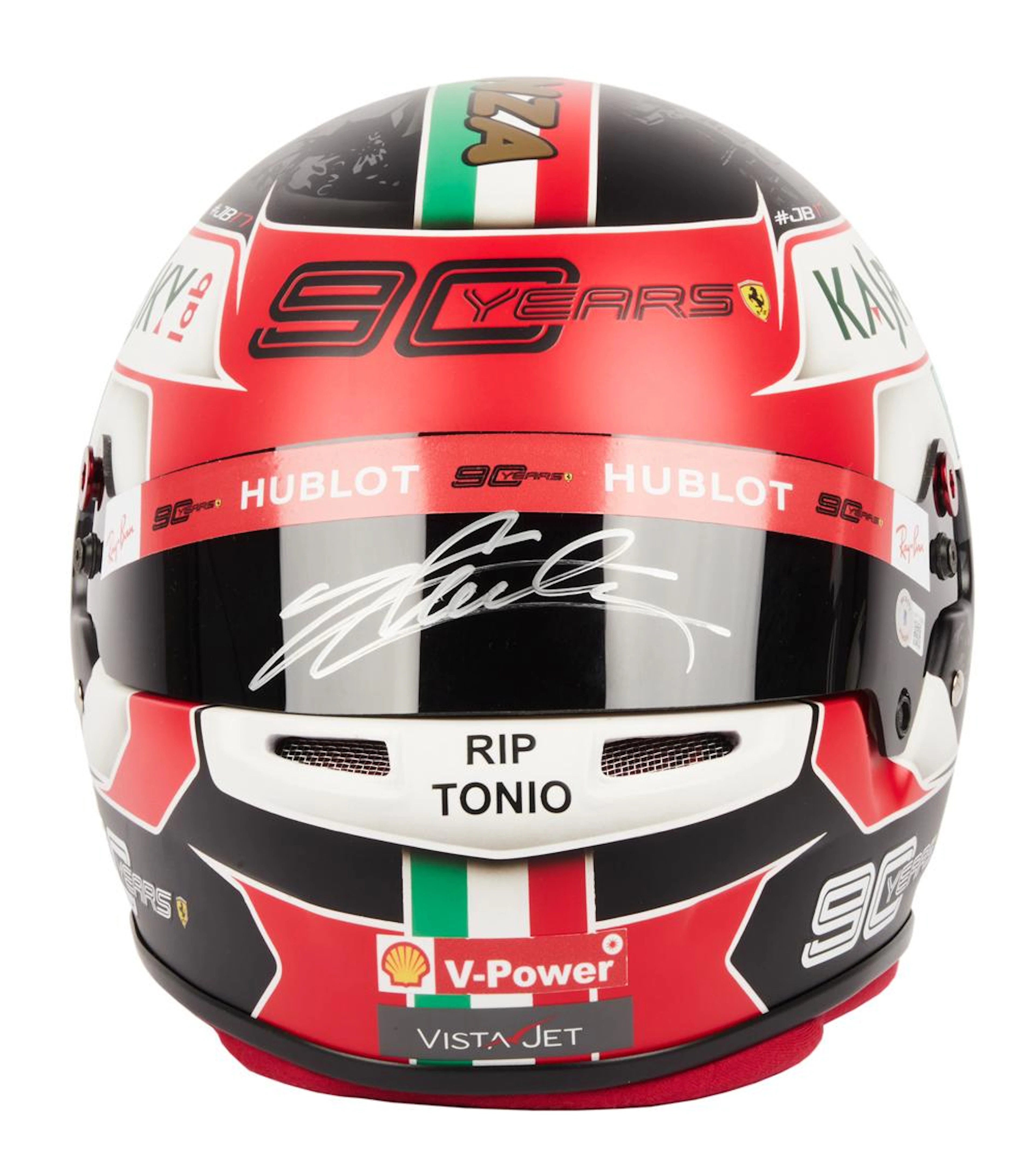 CHARLES LECLERC: SIGNED FERRARI FORMULA ONE COMMEMORATIVE...