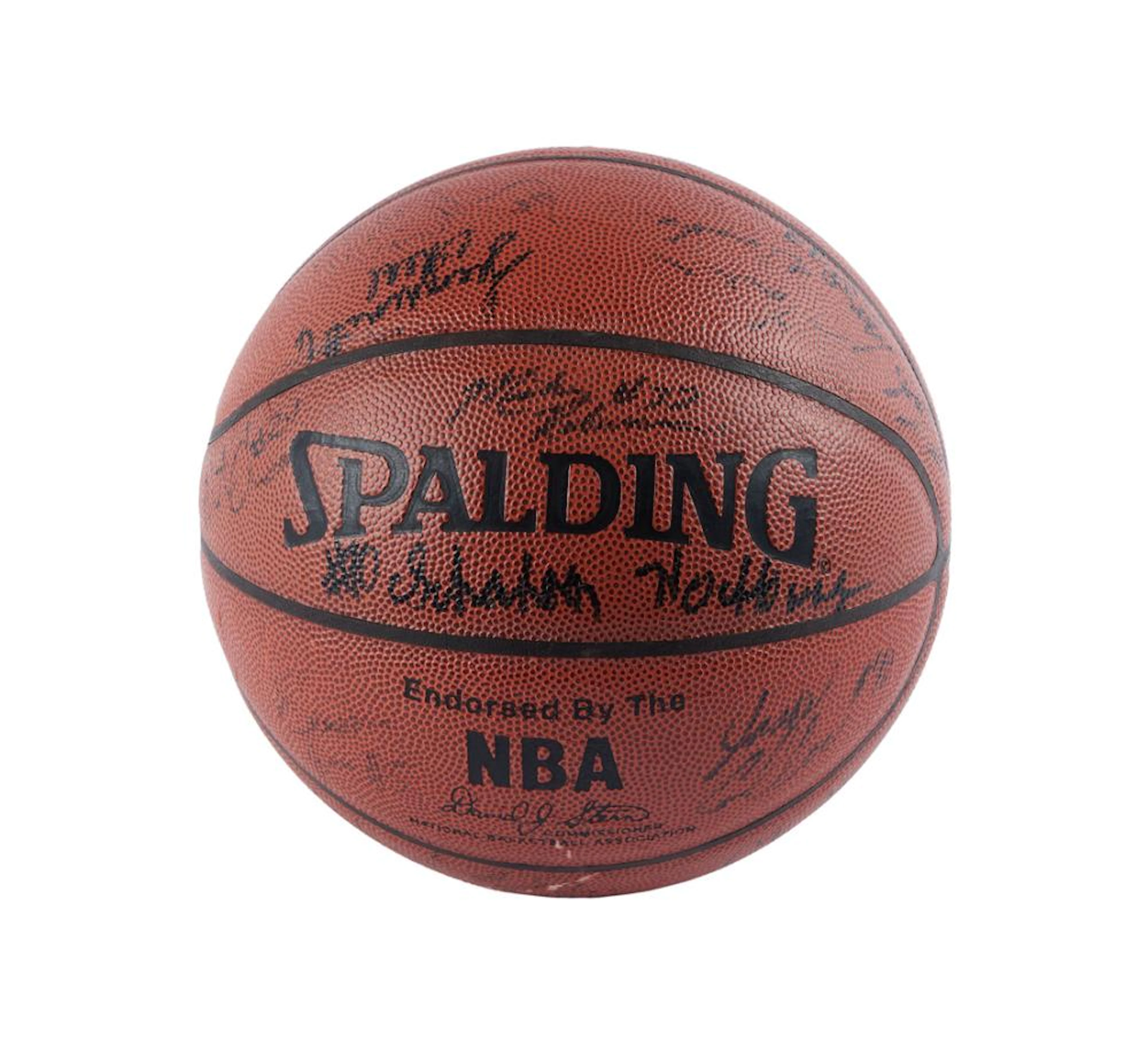 KOBE BRYANT: SIGNED 1996 MCDONALD'S ALL-AMERICAN BASKETBALL (BECKETT AND PSA)