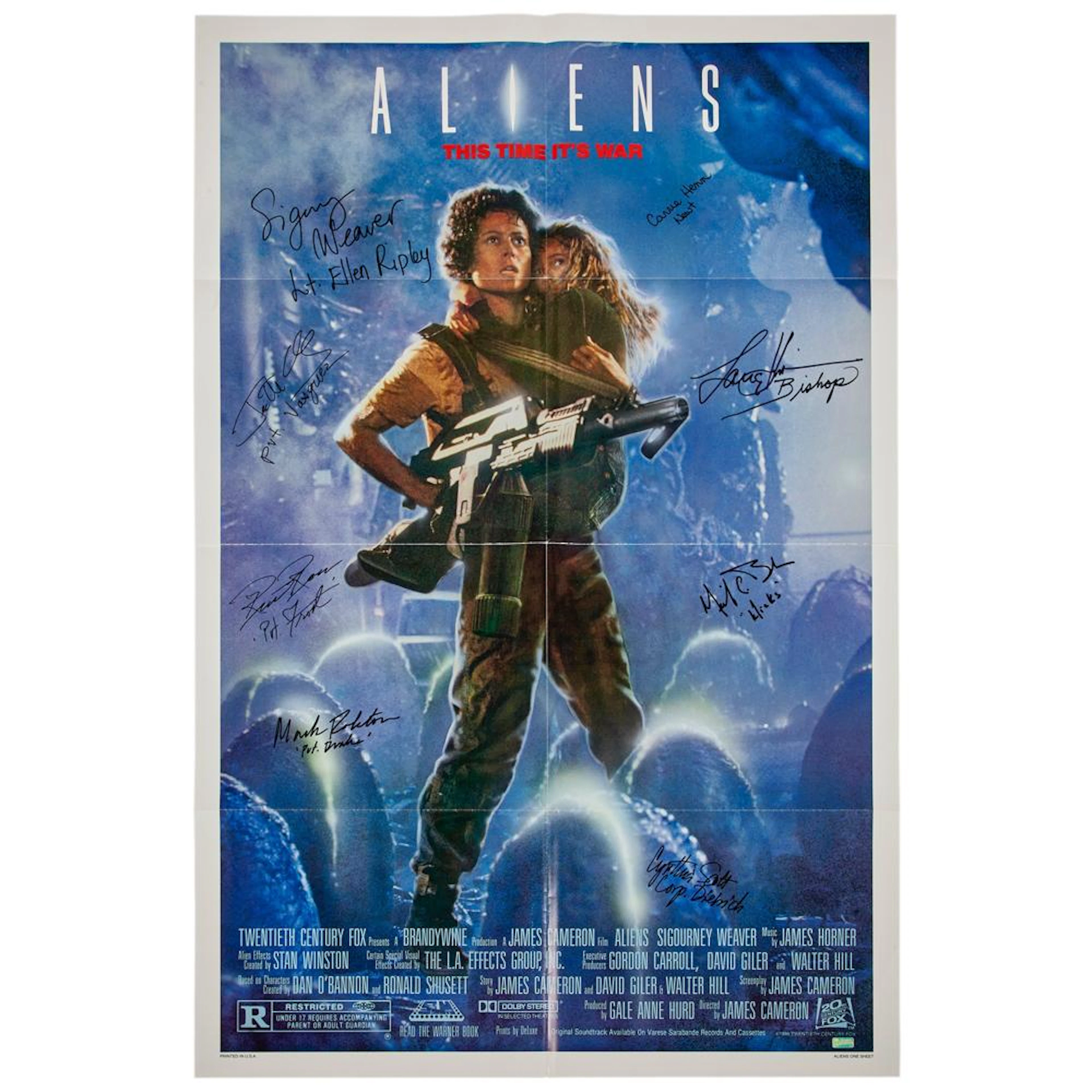 Aliens | Cast-Signed Film Poster