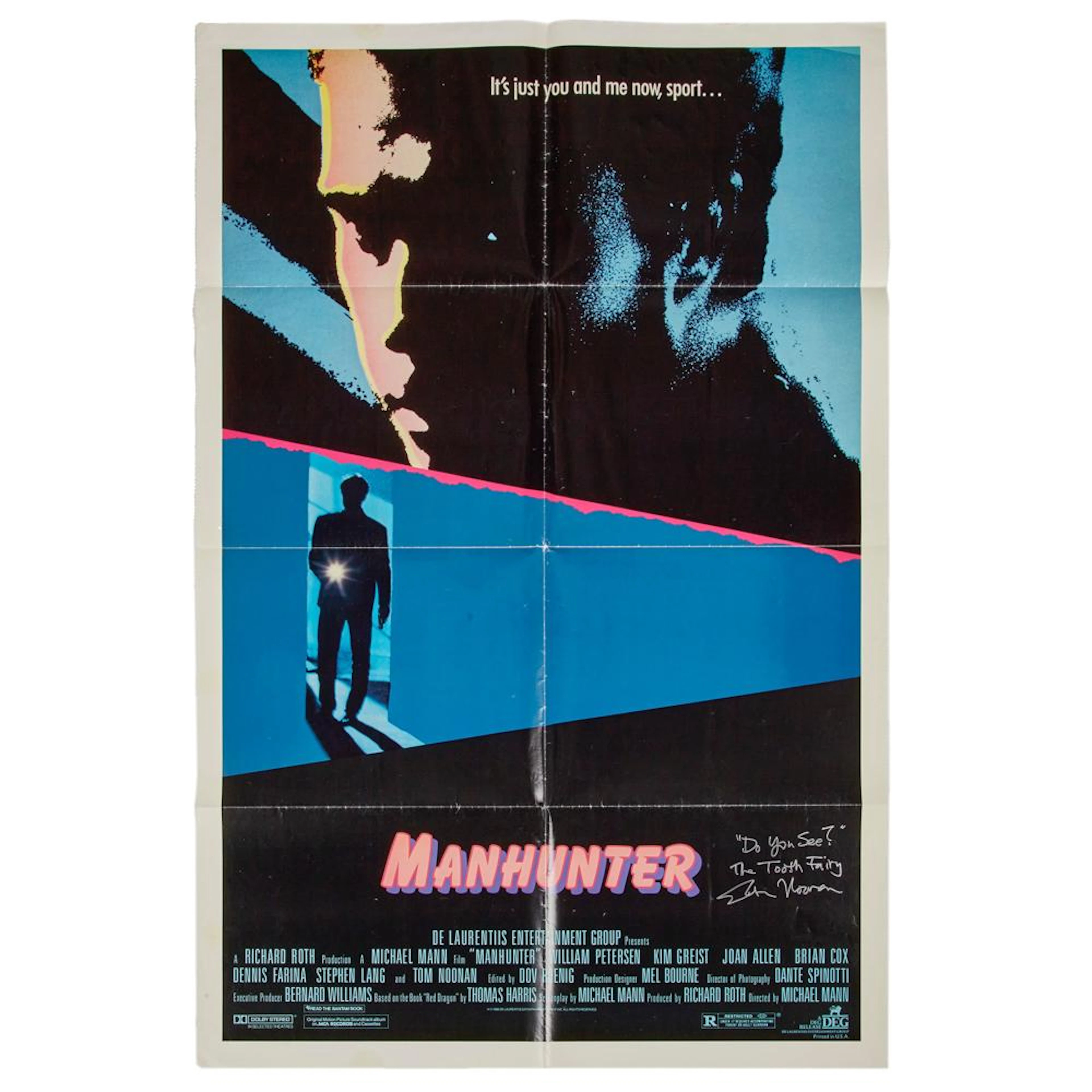Manhunter | Tom Noonan Signed Film Poster