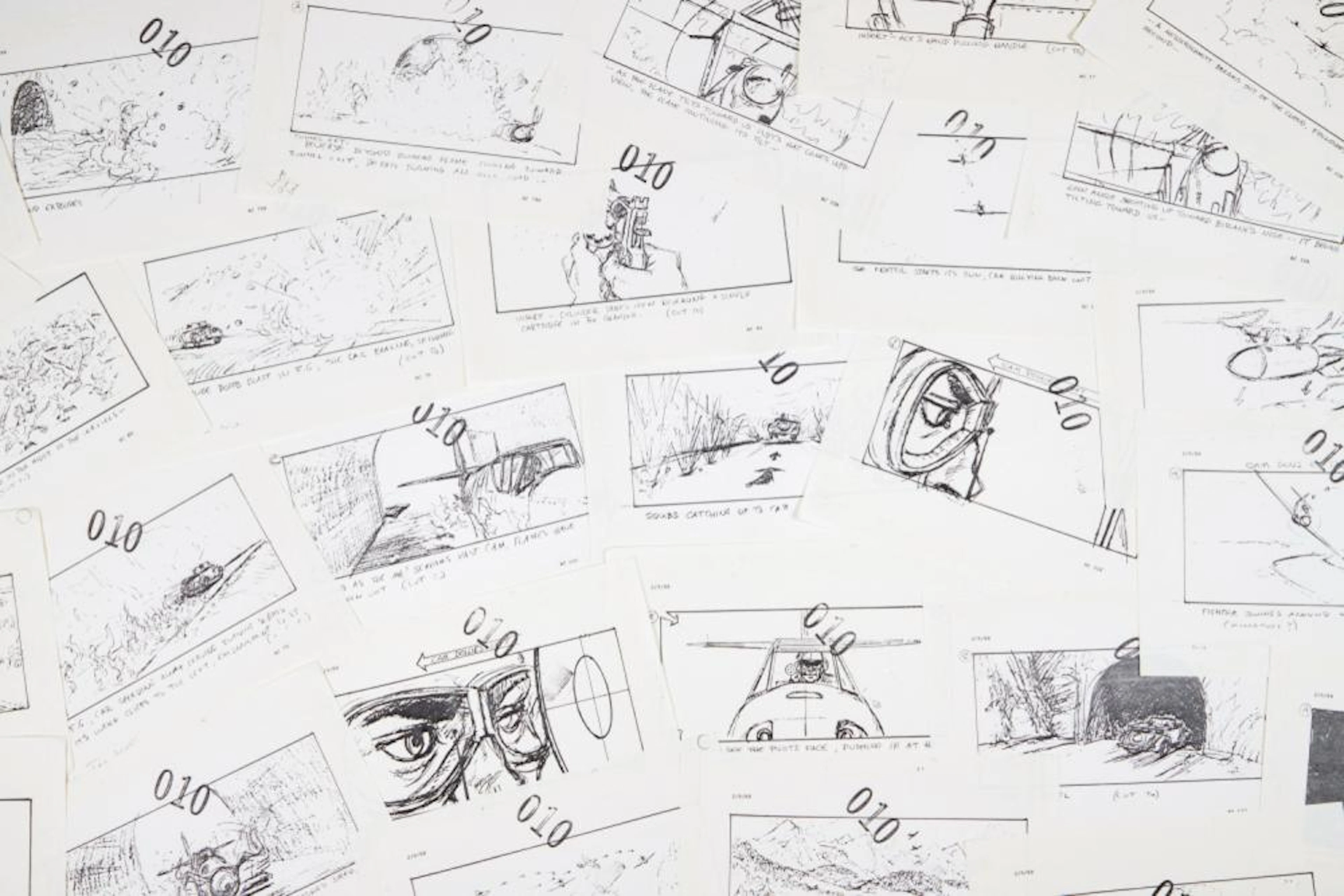 INDIANA JONES AND THE LAST CRUSADE | VINTAGE STORYBOARD SKETCH PRODUCTION COPIES