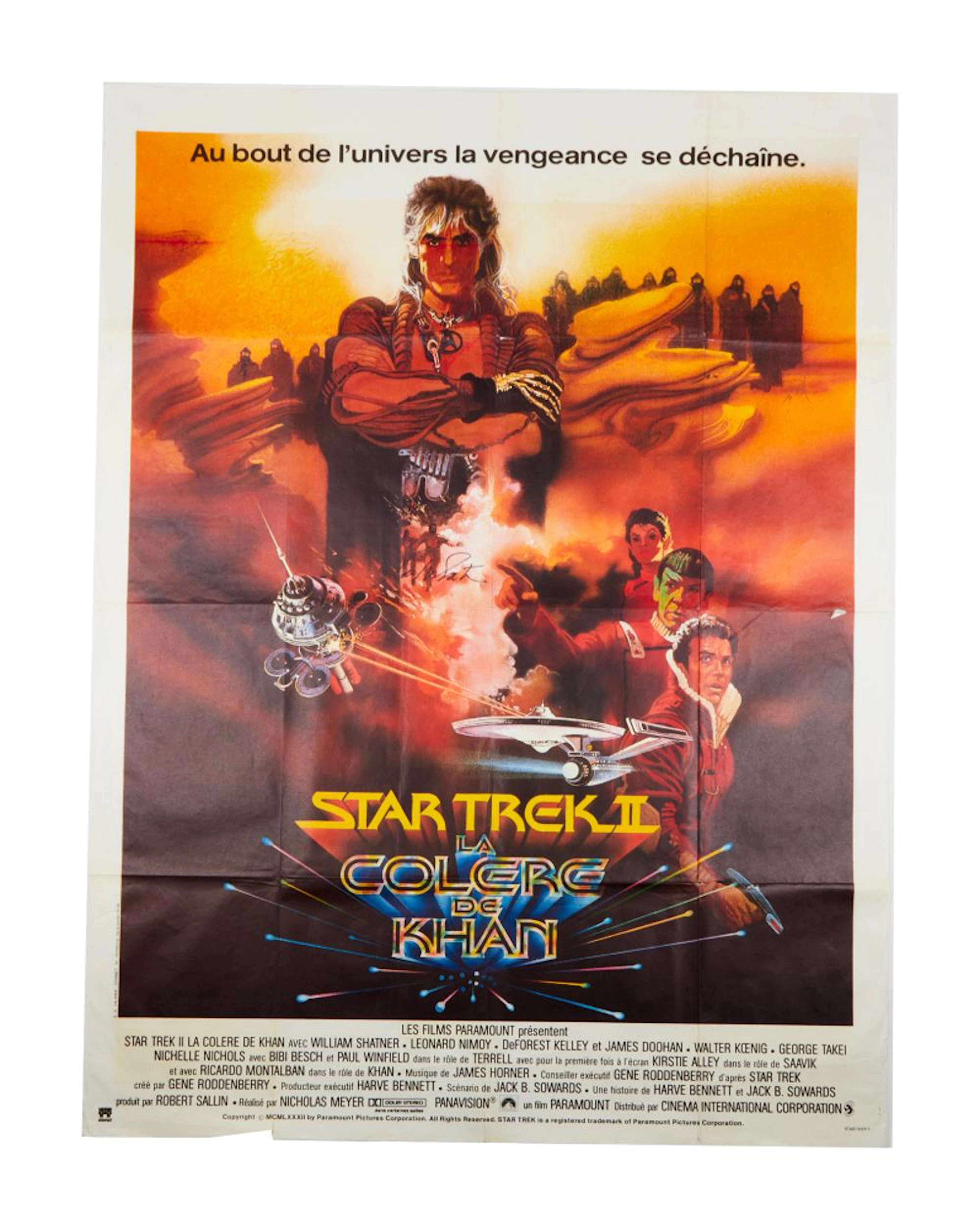 STAR TREK II - THE WRATH OF KHAN | WILLIAM SHATNER SIGNED...