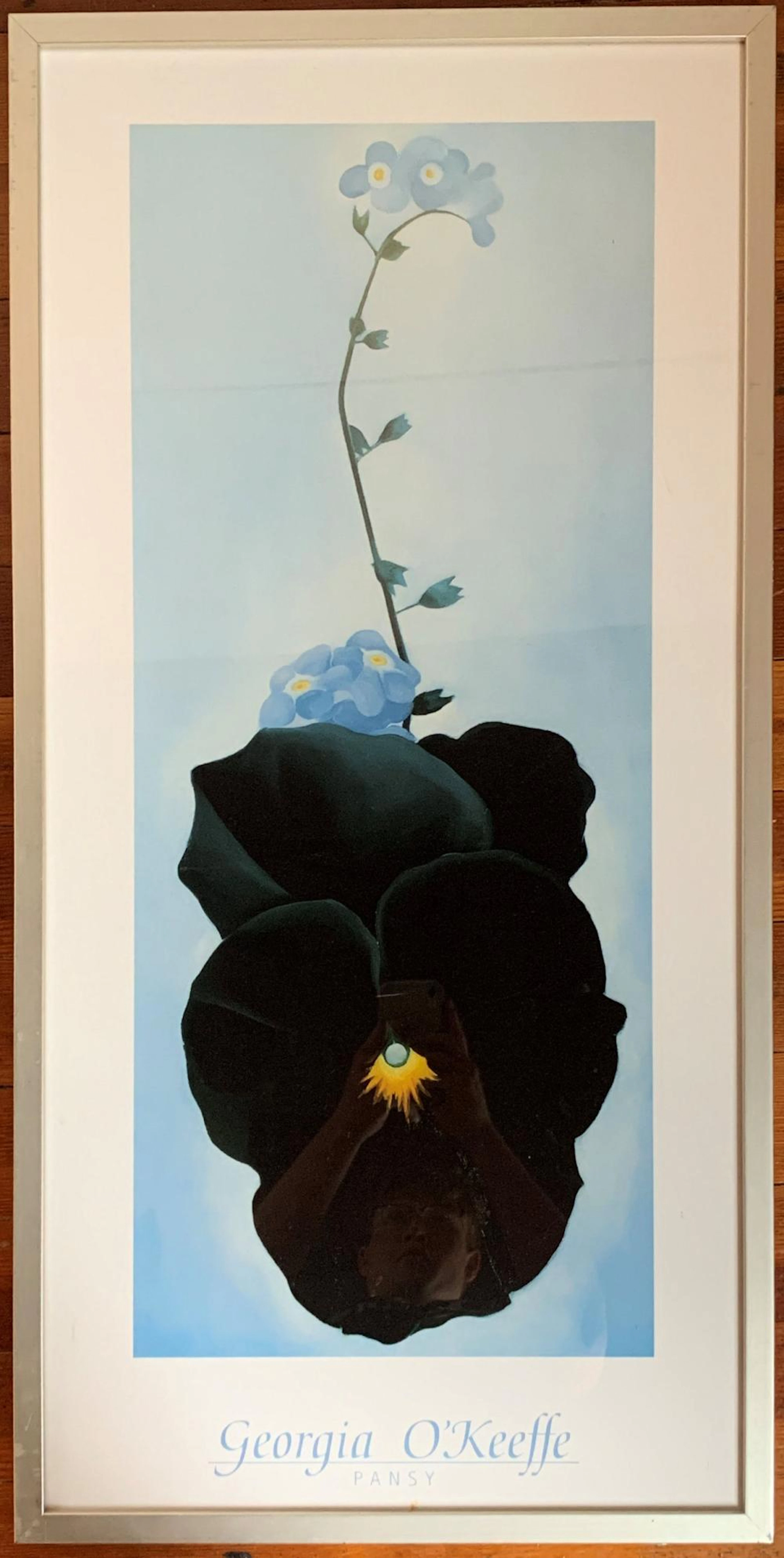 Georgia O'keefe Pansy Framed Print