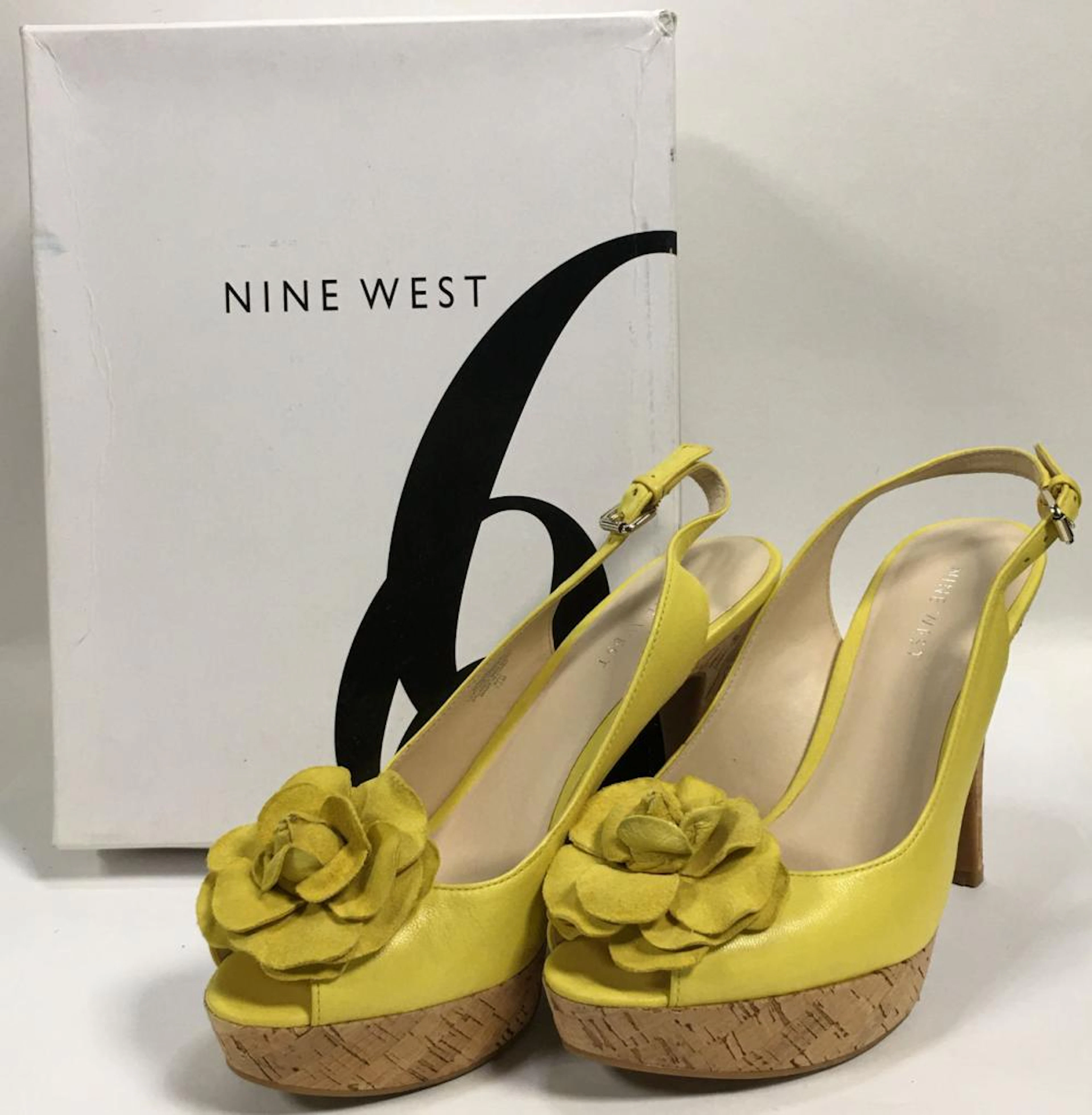 ine West Yellow Heels