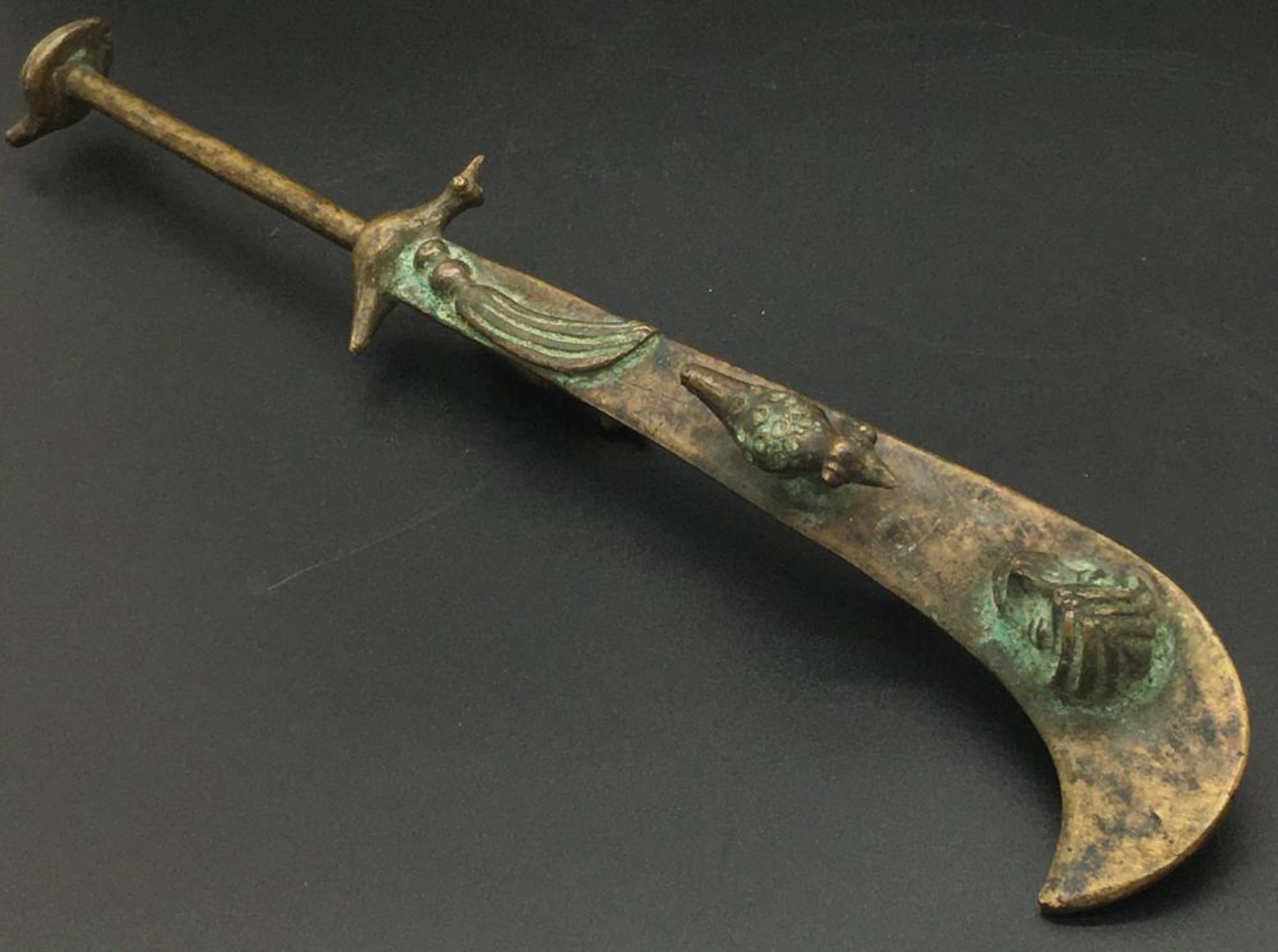 Bronze Sculpture With Animals