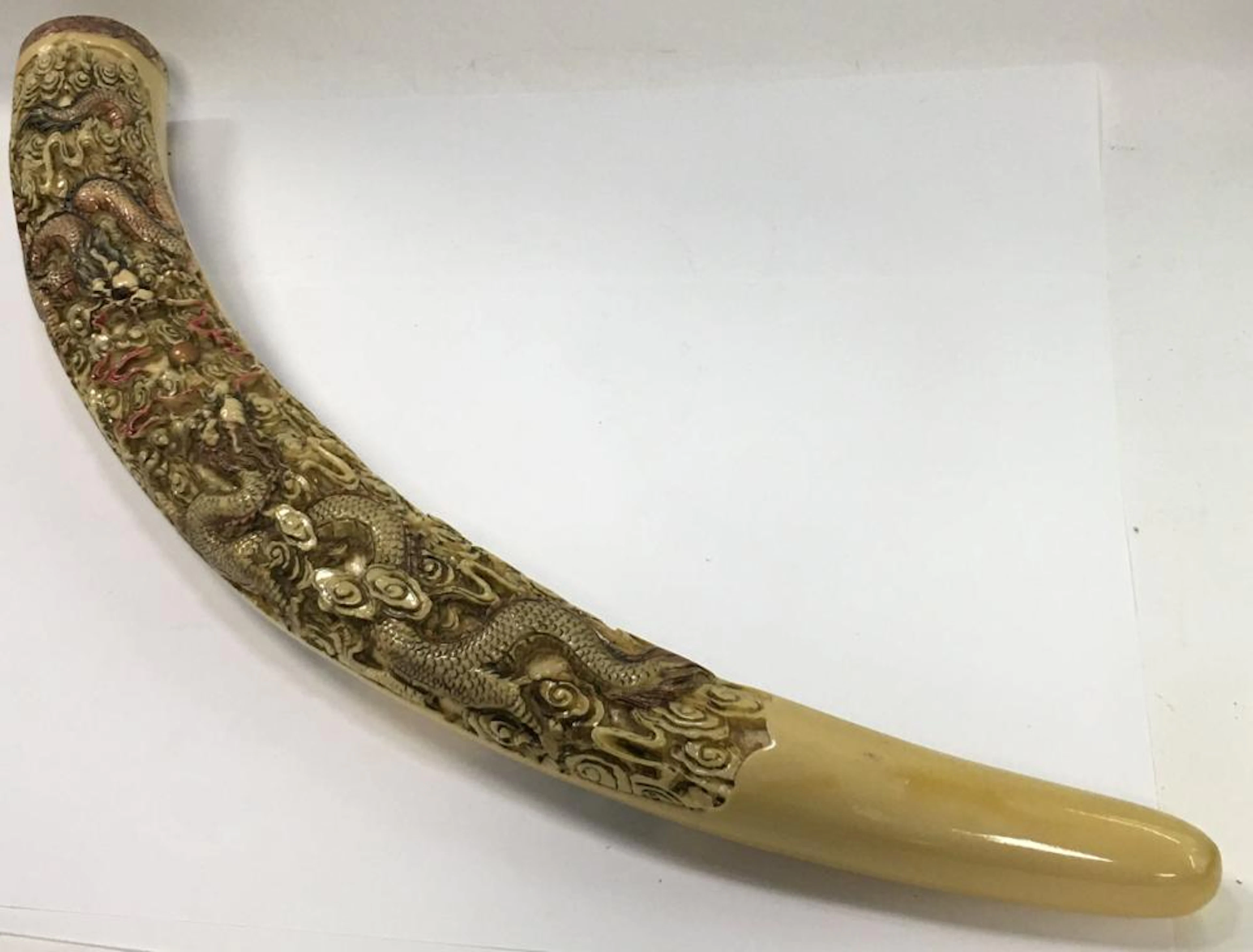Polychrome Decorated Resin Sculpture