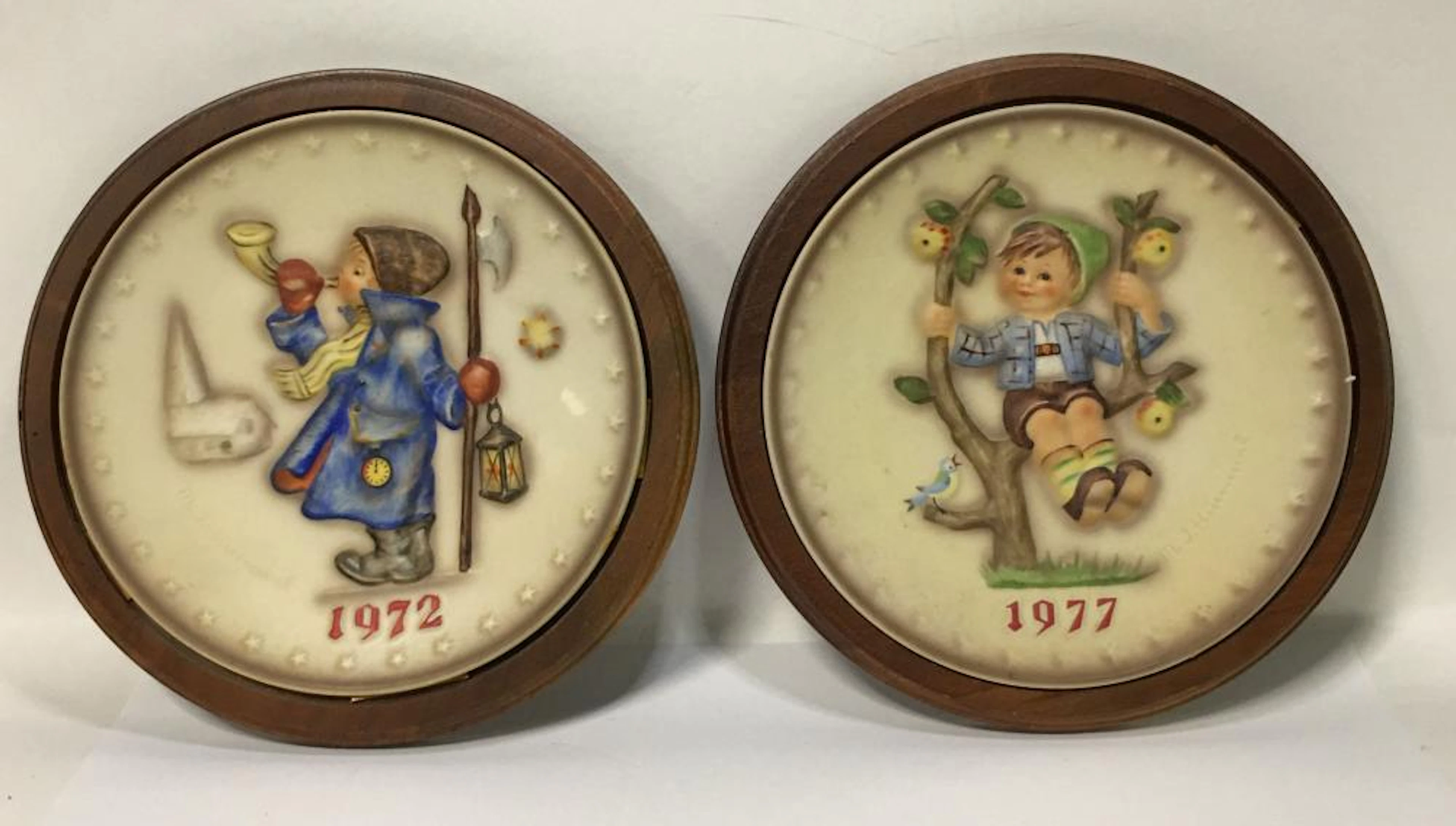 2 Hummel Annual Plates, 1972 & 1977