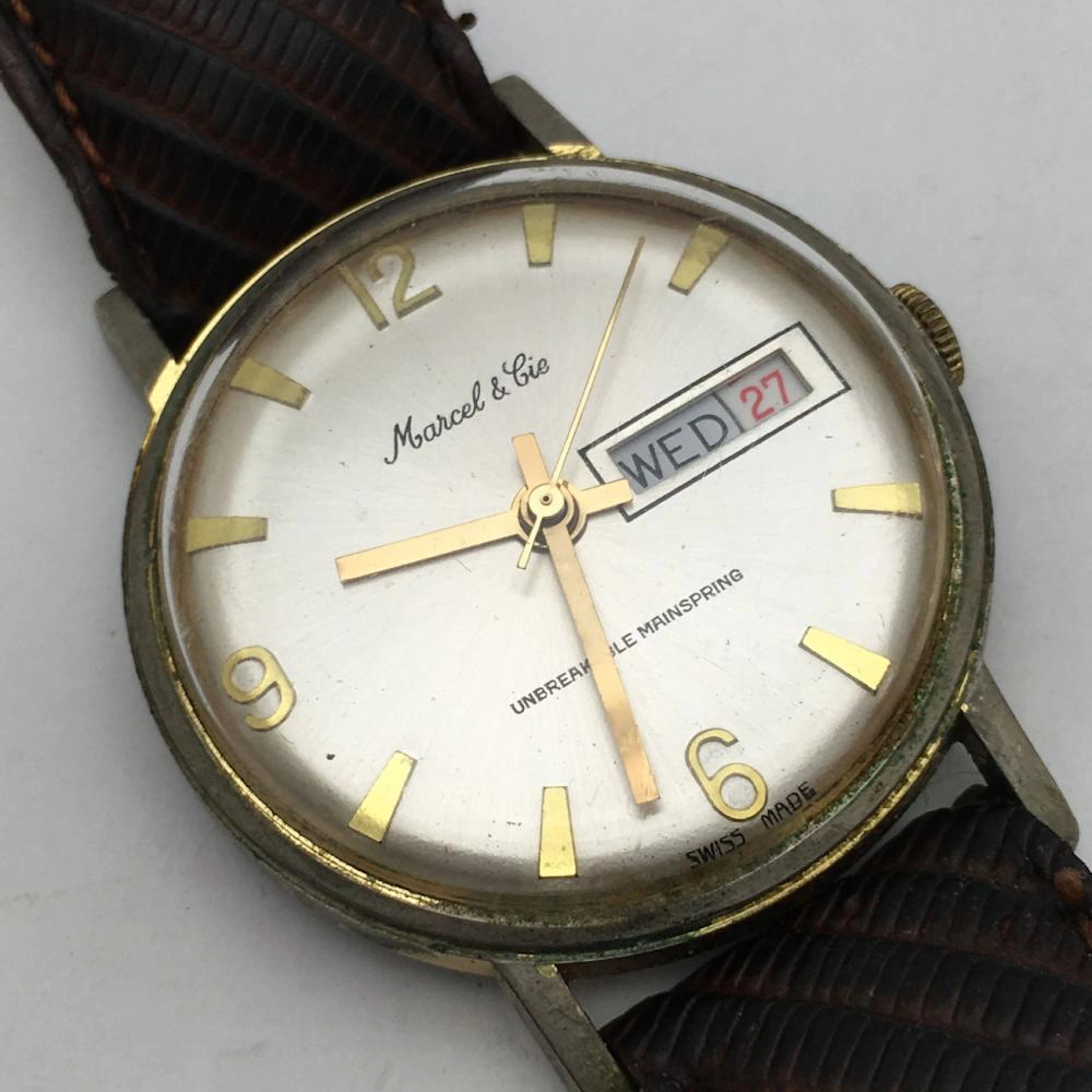 Marcel & Cie Men's Day Date Wrist Watch