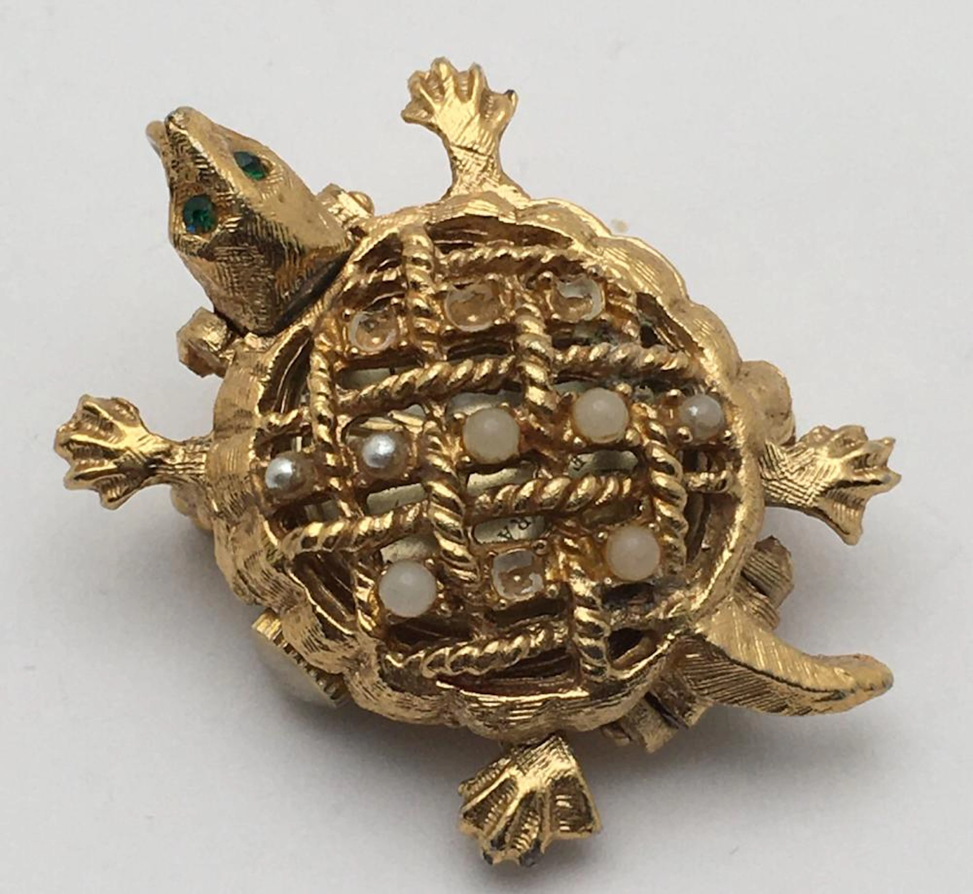Endura Turtle Watch Broach