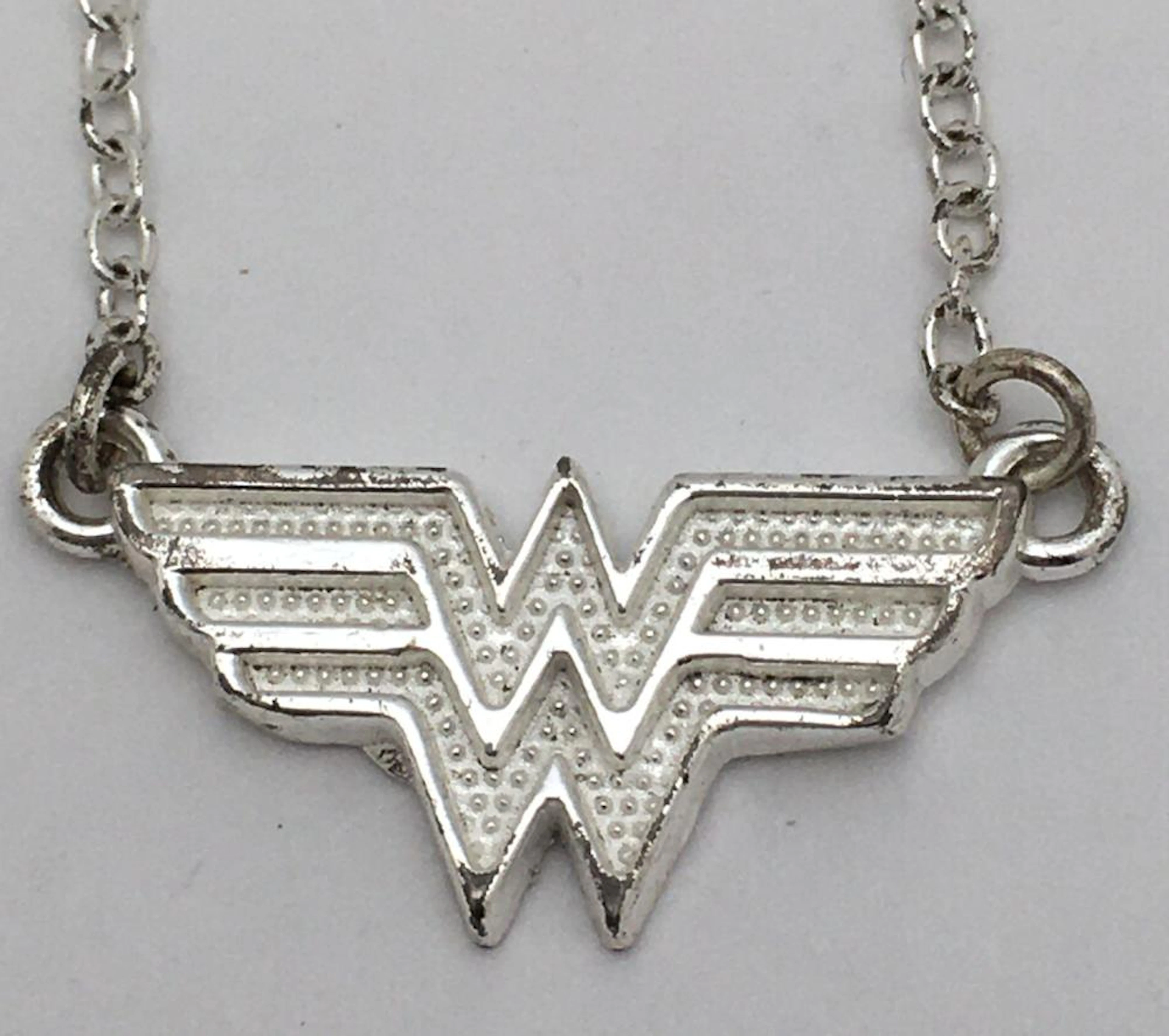 Sterling Silver Wonder Woman Necklace