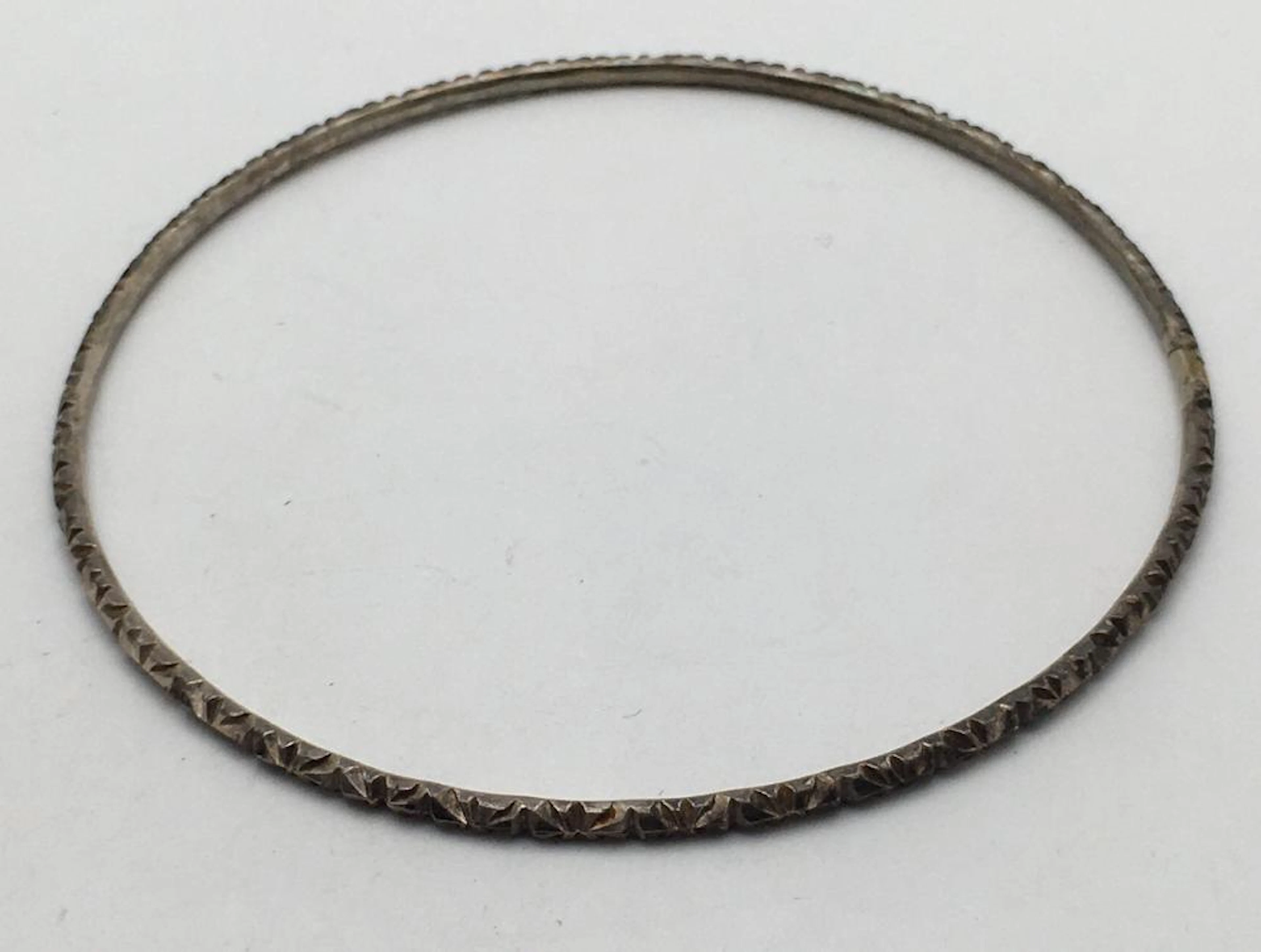 Silver Bangle Bracelet