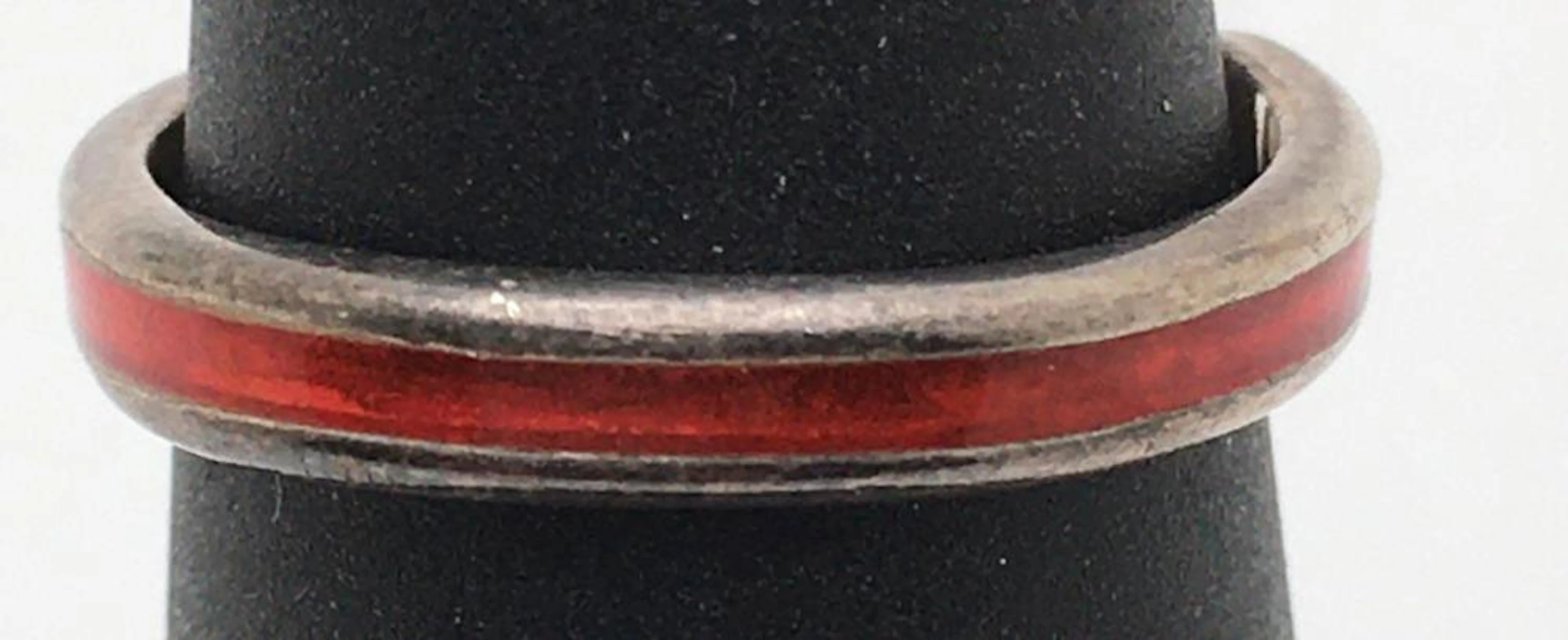 Sterling Silver Enameled Ring