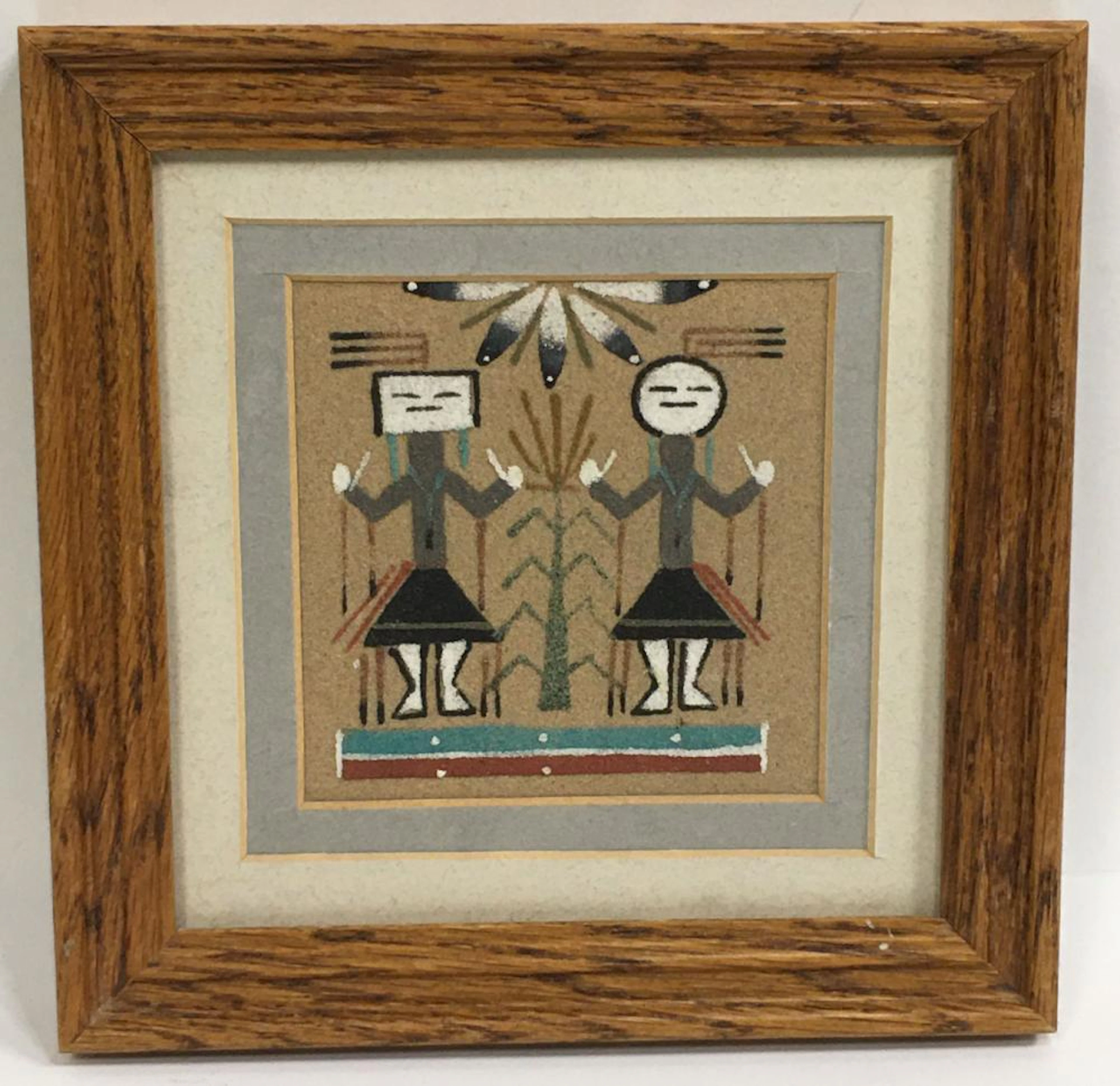 ative American Framed Sand Art