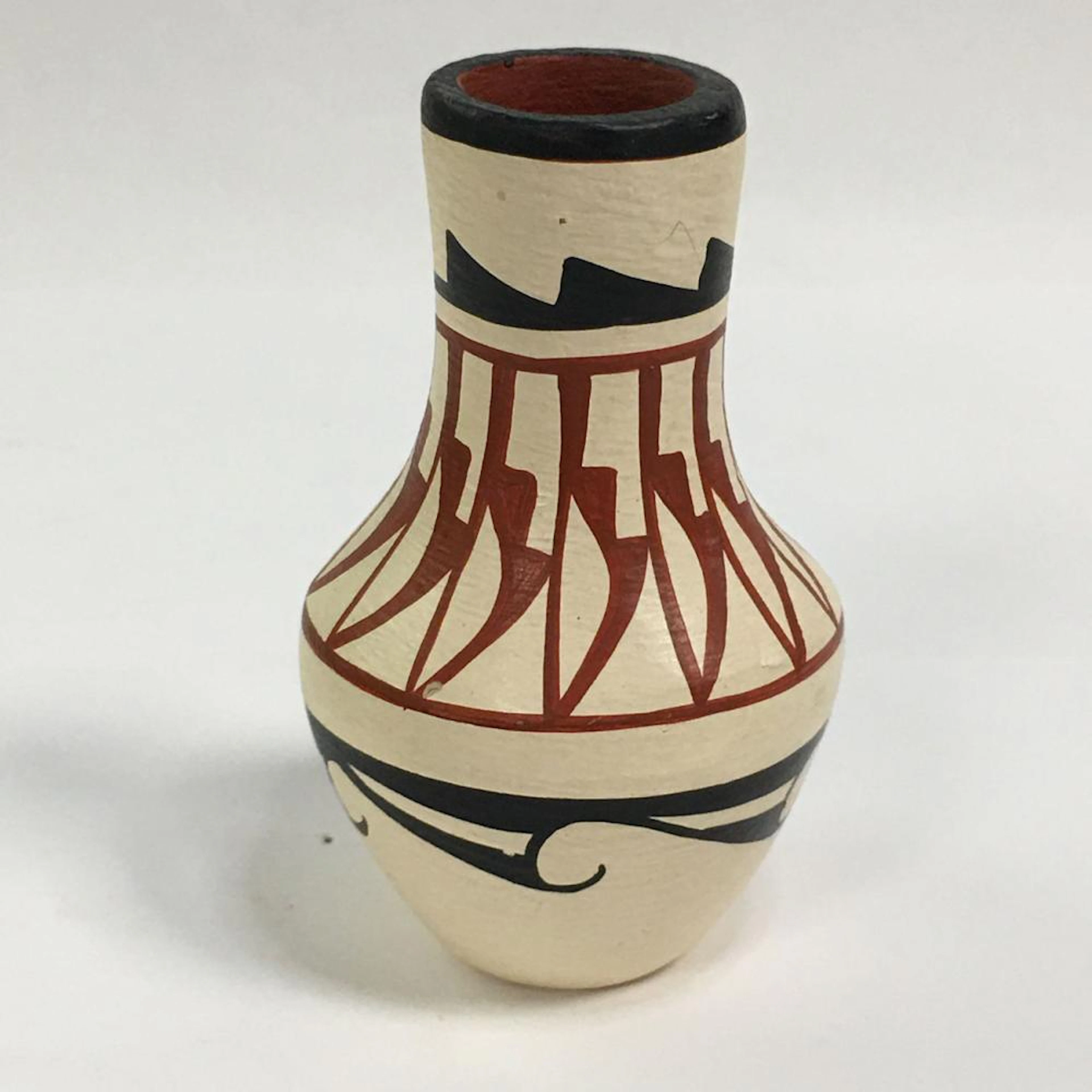 Signed Native American Pottery Vase