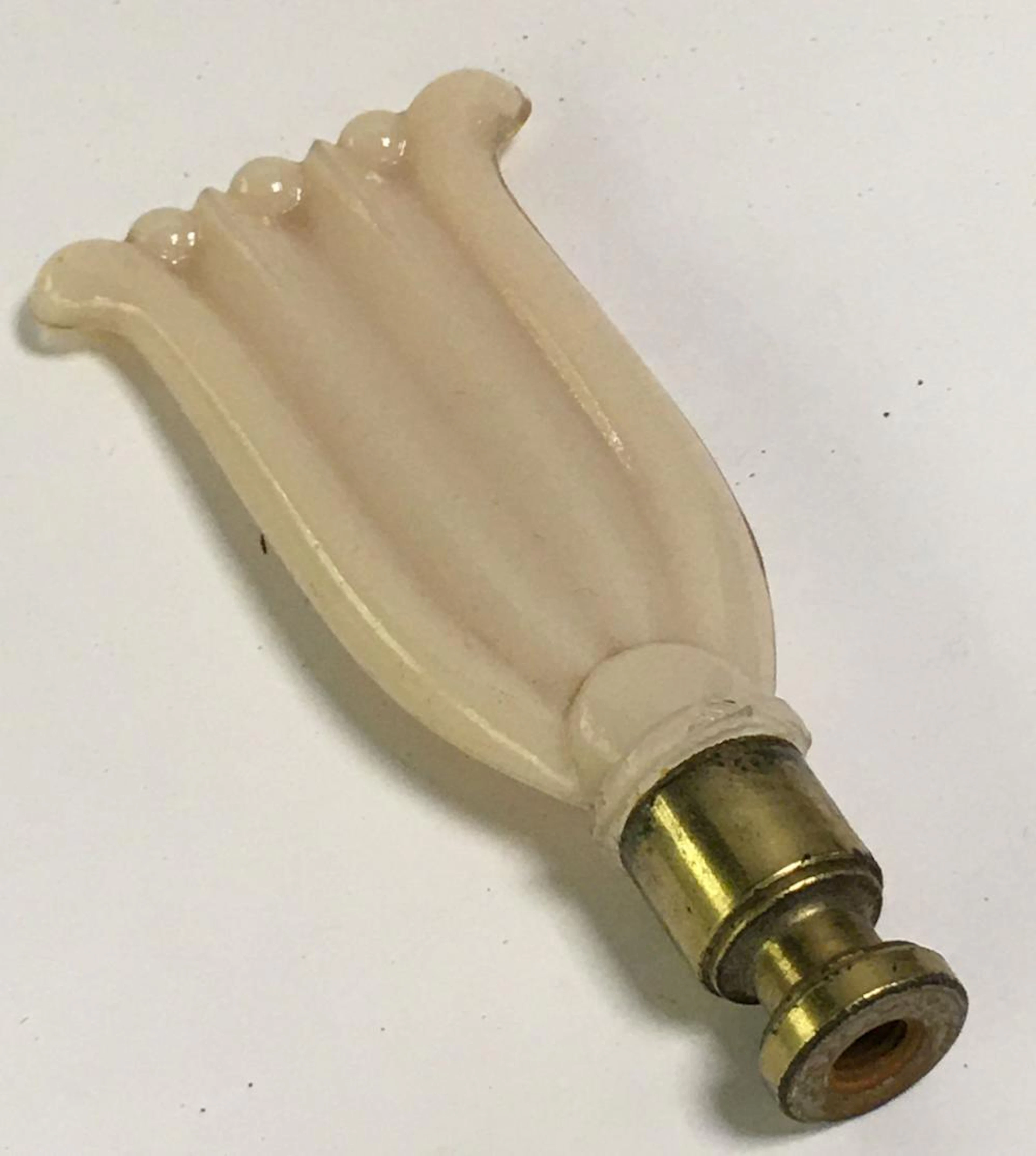 Brass And Glass Finial