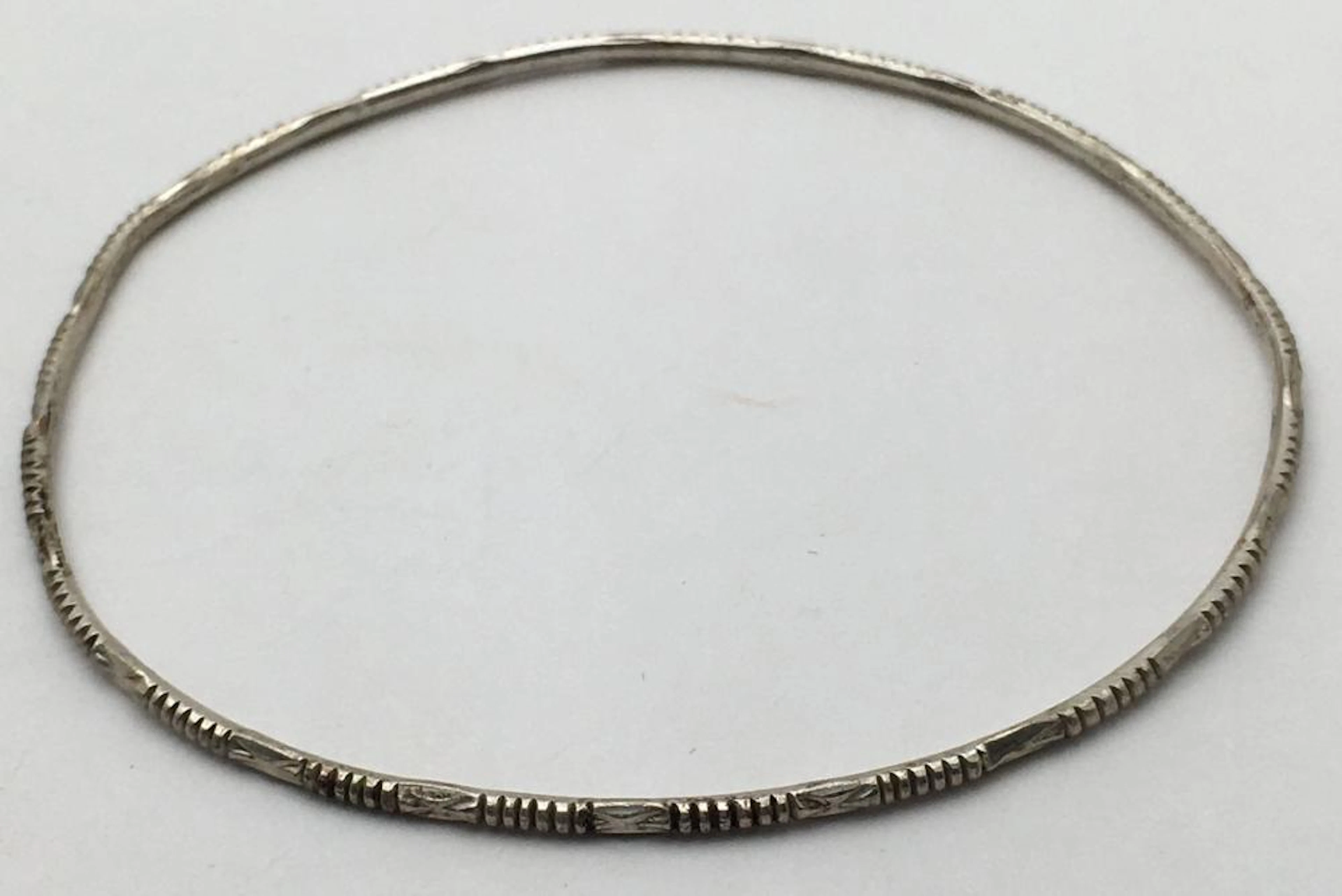 Silver Bangle Bracelet
