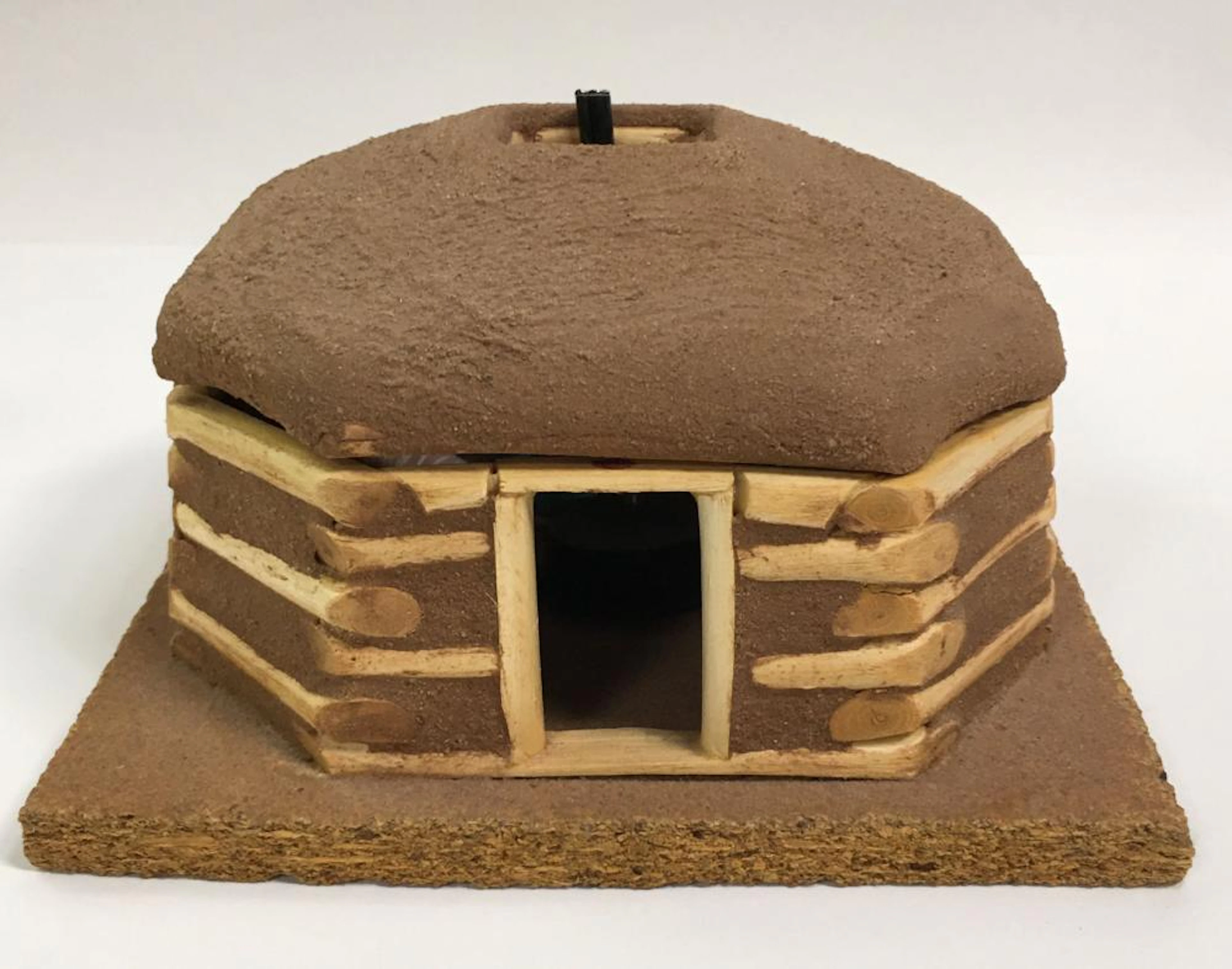 Christine Yazzie Navajo Hogan Pottery Diorama