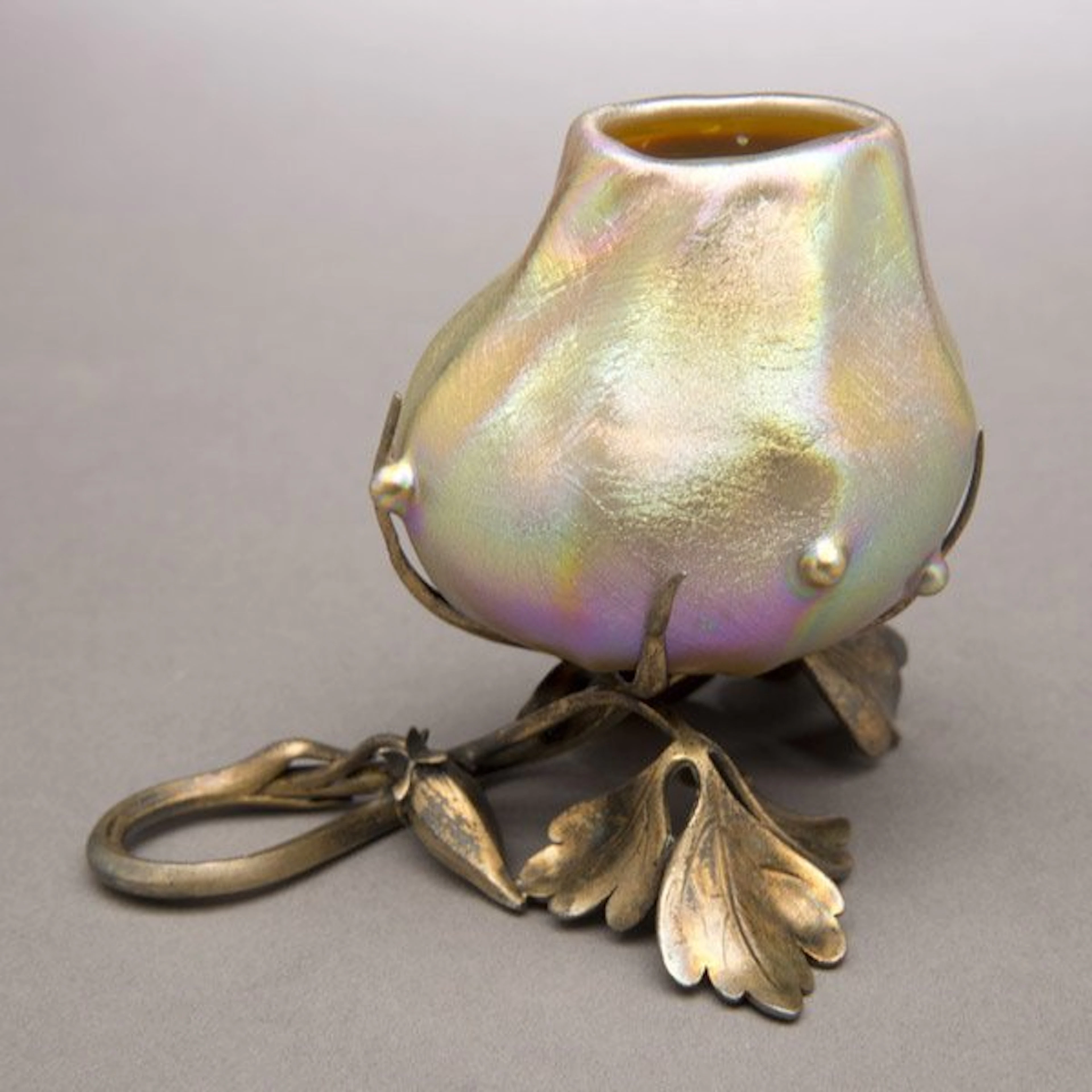 Tiffany Studios Mounted Cabinet Vase