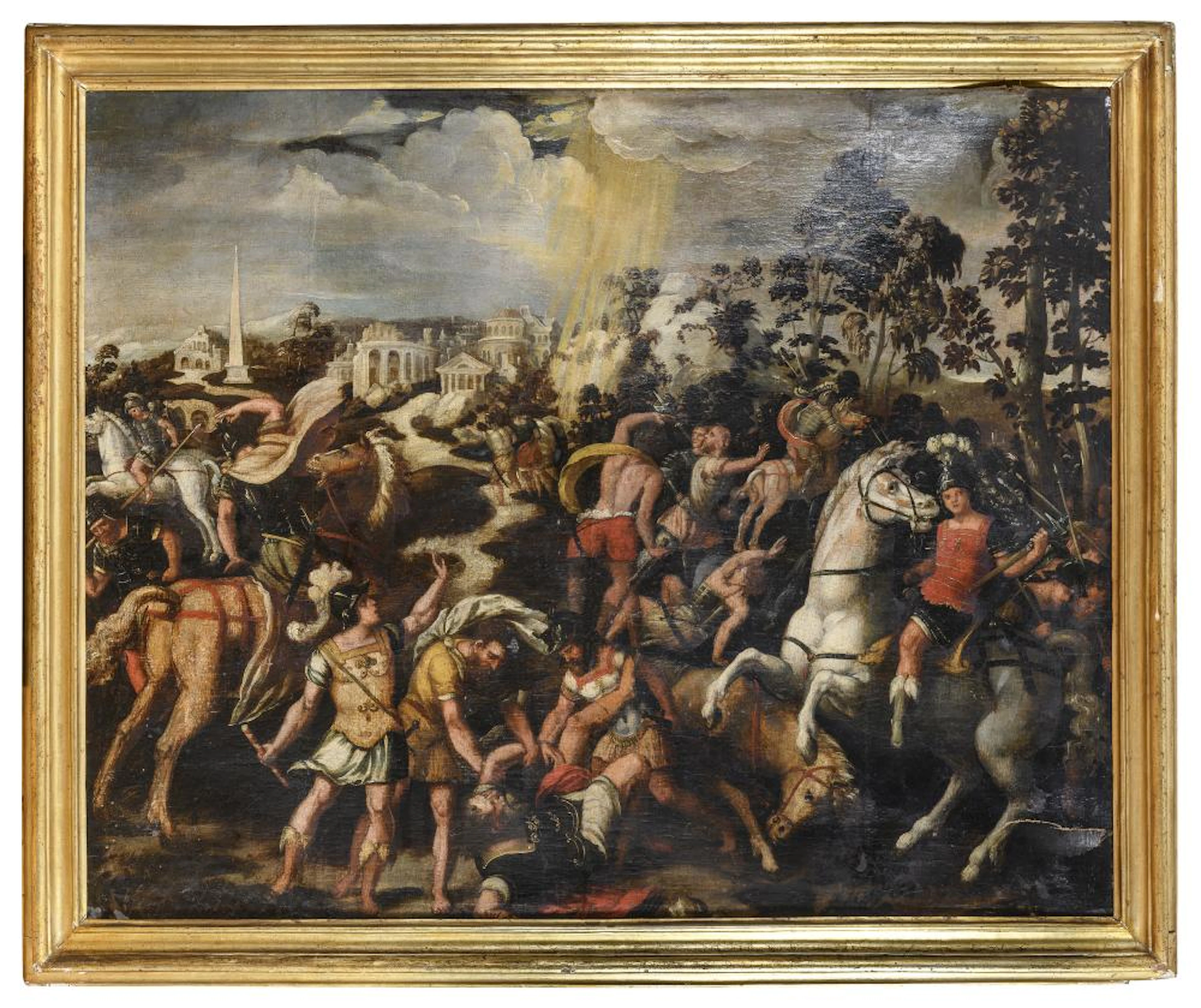 OIL PAINTING BY THE WORKSHOP OF TADDEO ZUCCARI