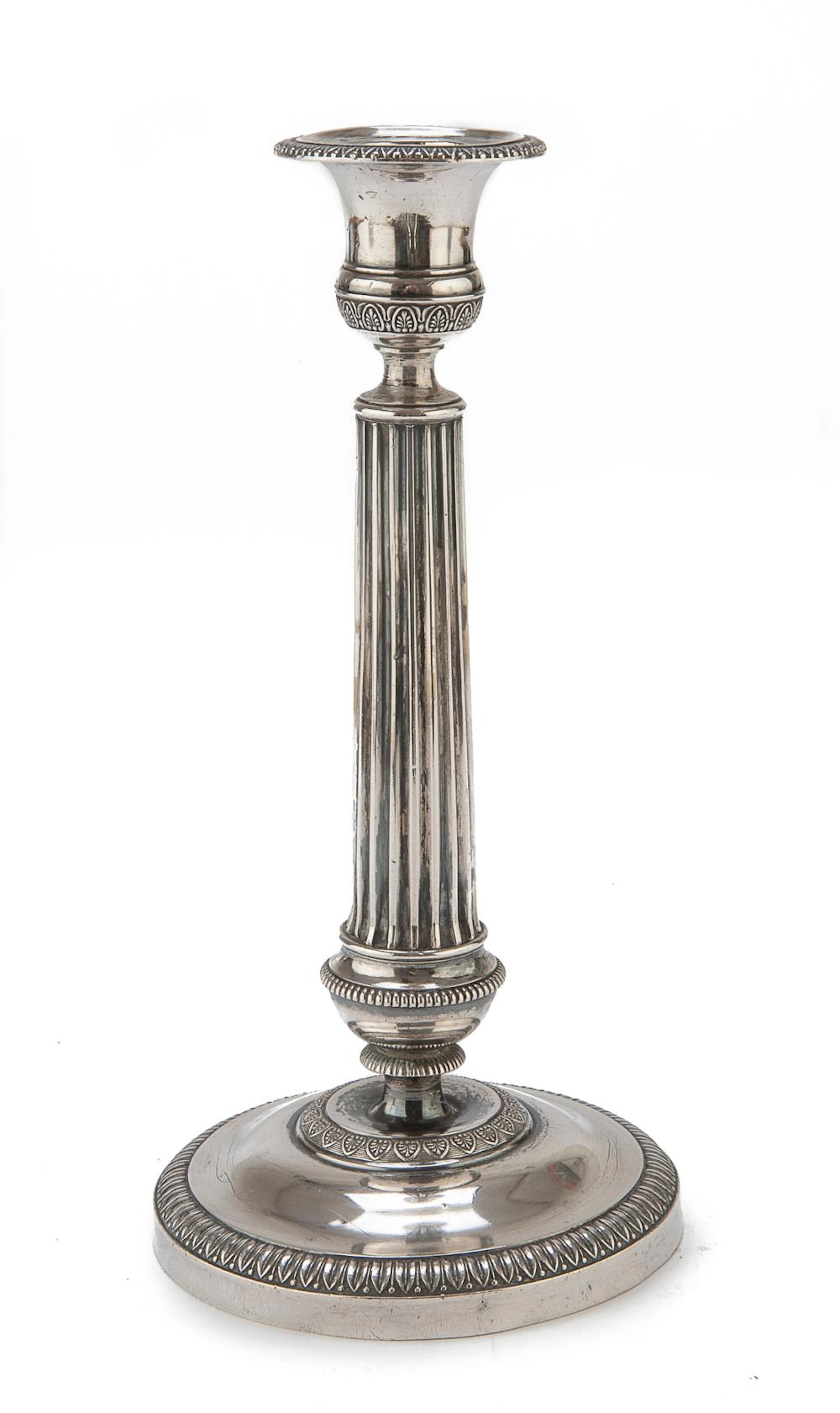 SILVER CANDLESTICK, LOMBARD VENETO 1838/1864