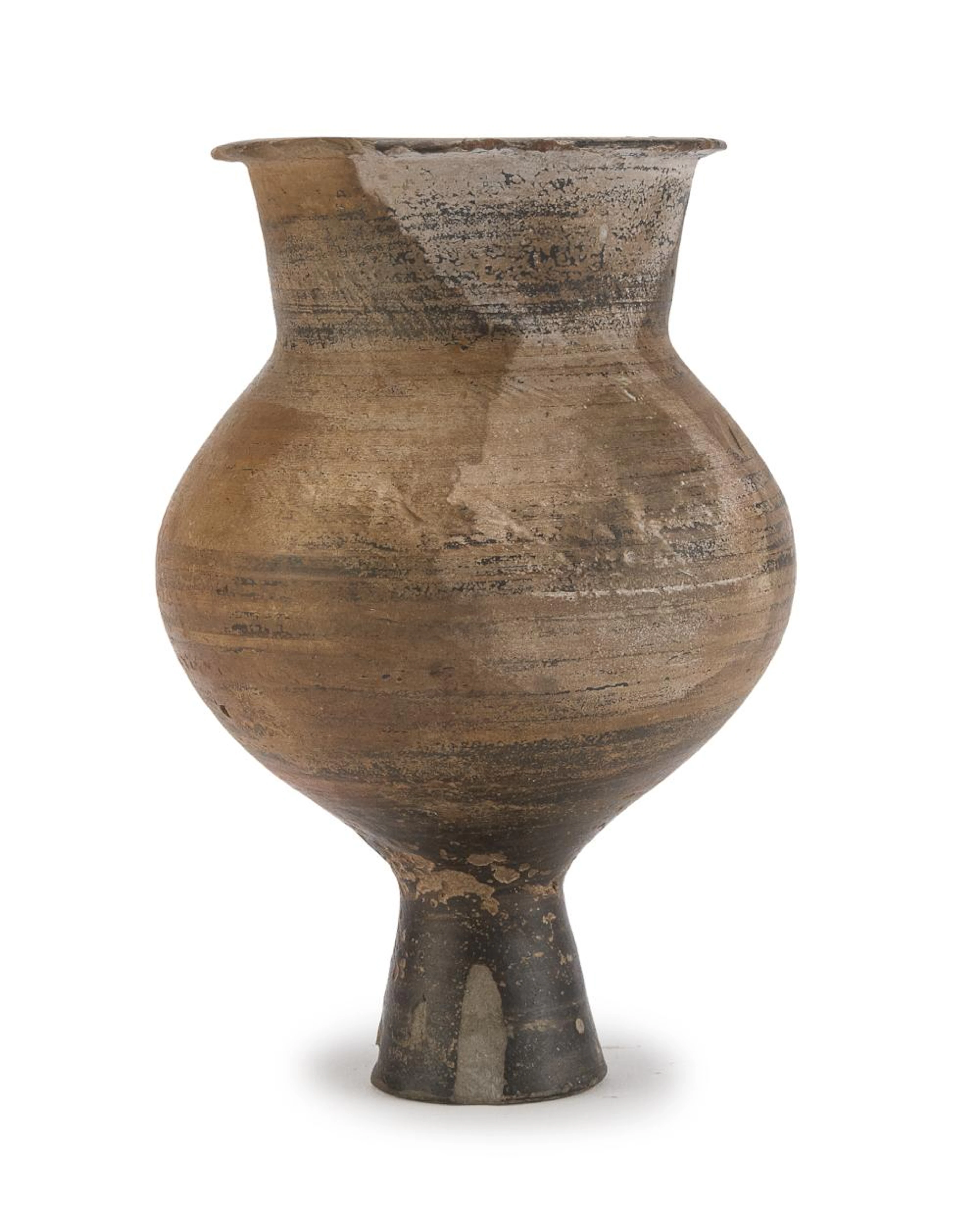 OLLA ON HIGH ETRUSCAN FOOT VII-IV CENTURY BC