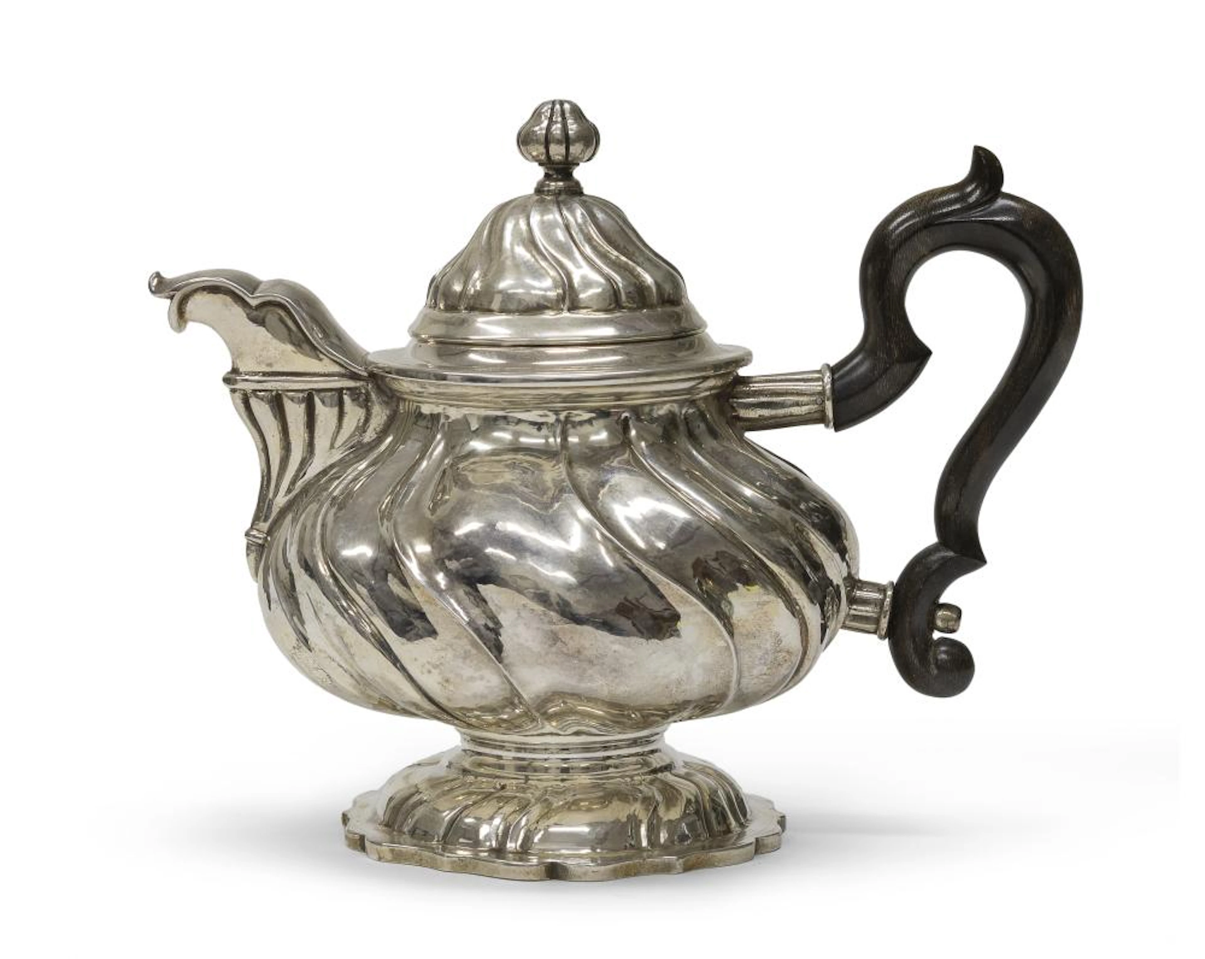 SILVER TEAPOT, BRANDIMARTE FLORENCE, LATE 20TH CENTURY