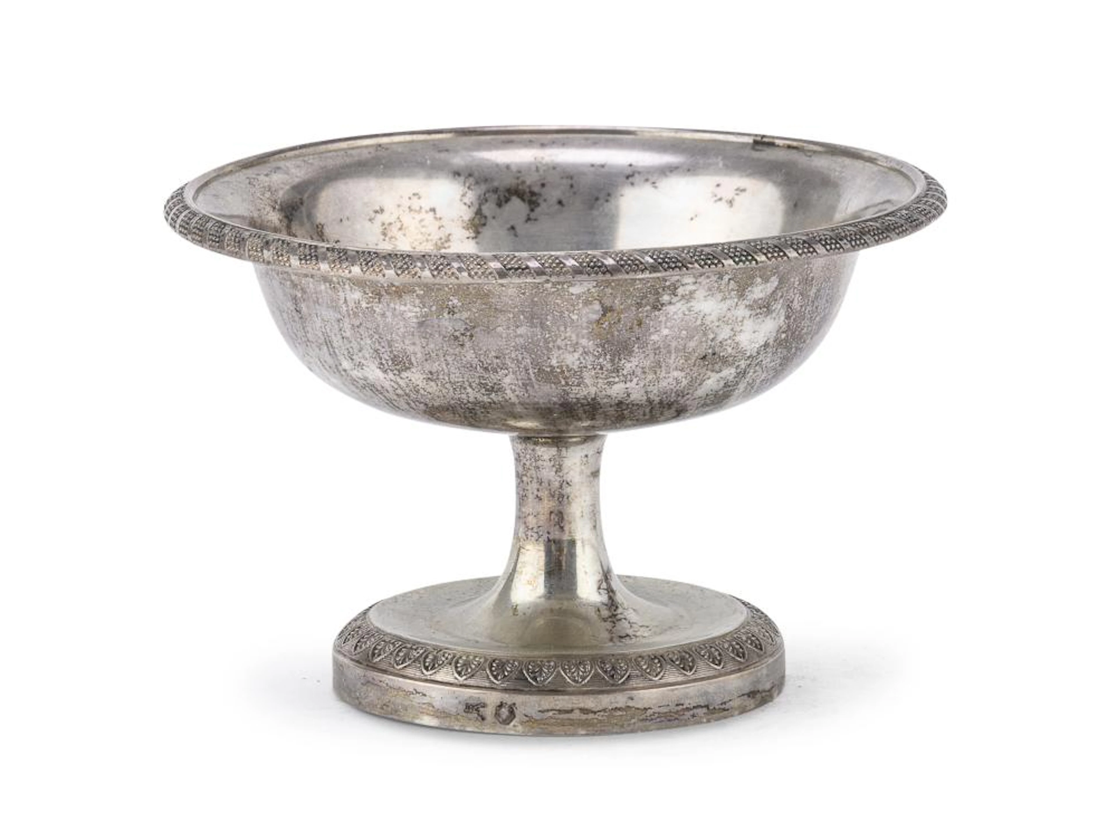 SMALL SILVER STAND, LOMBARD VENETO MILAN 1820/1830