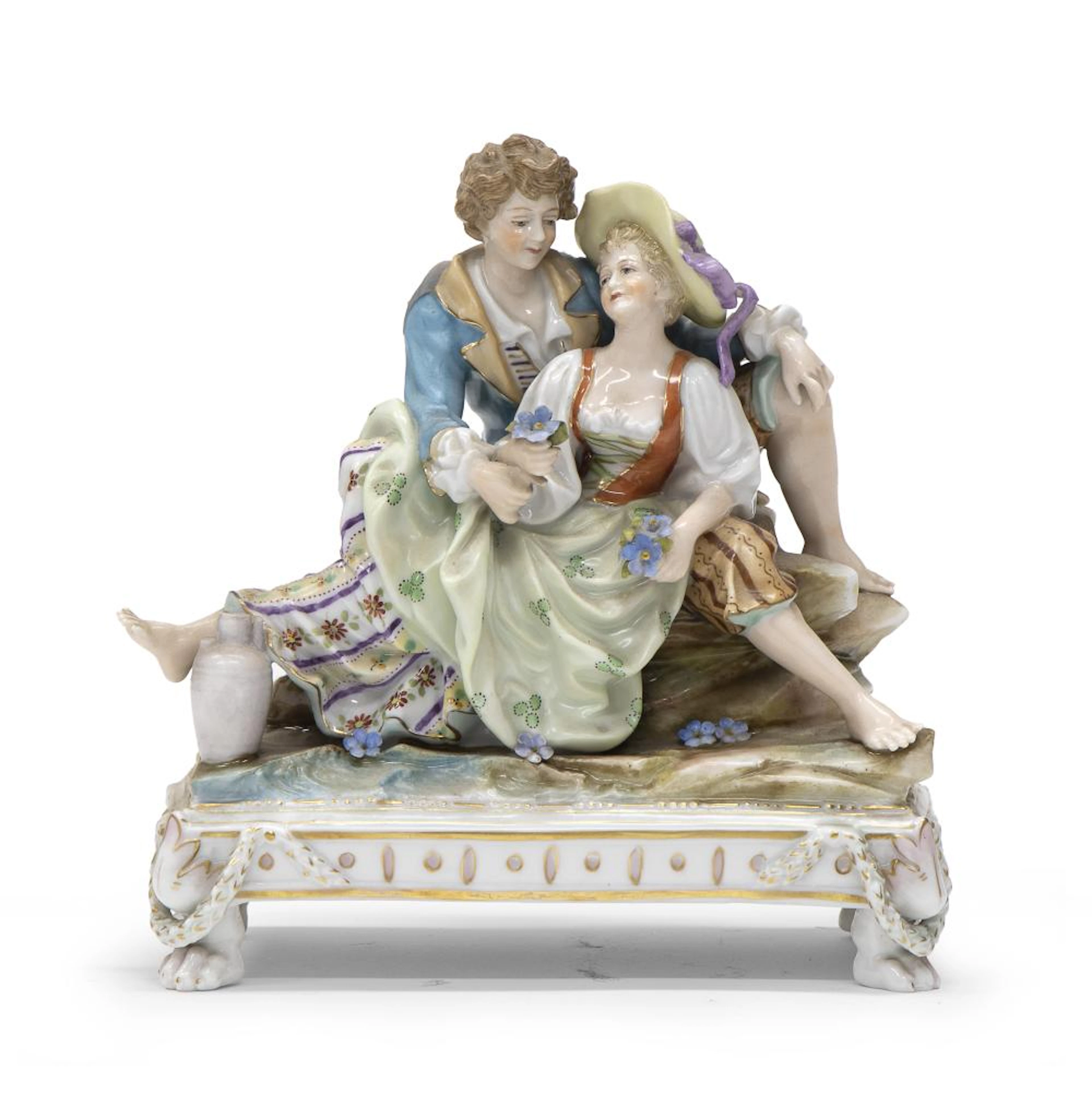 PORCELAIN GROUP, EARLY 20TH CENTURY
