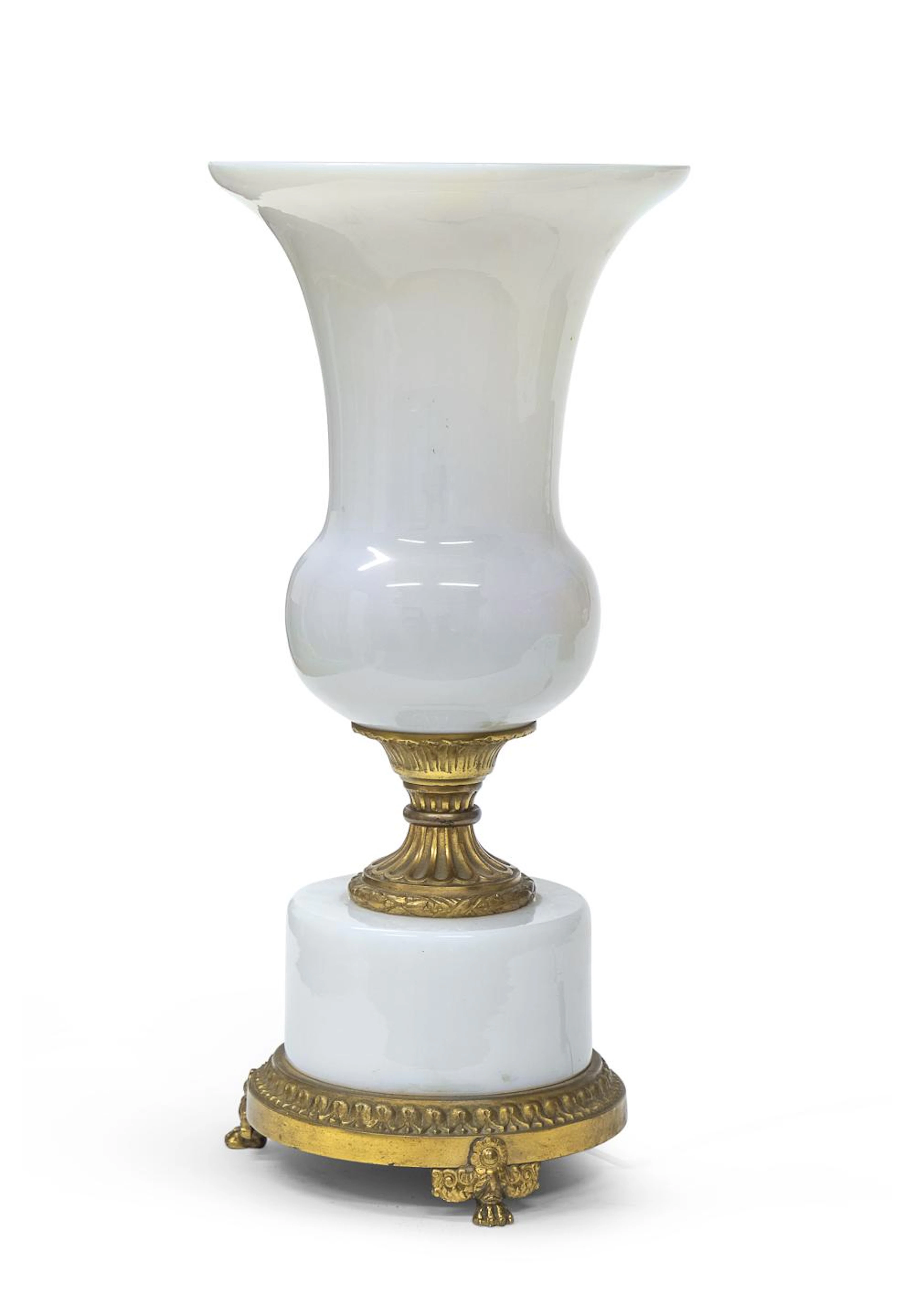 OPALINE LIGHT, EMPIRE STYLE, EARLY 20TH CENTURY