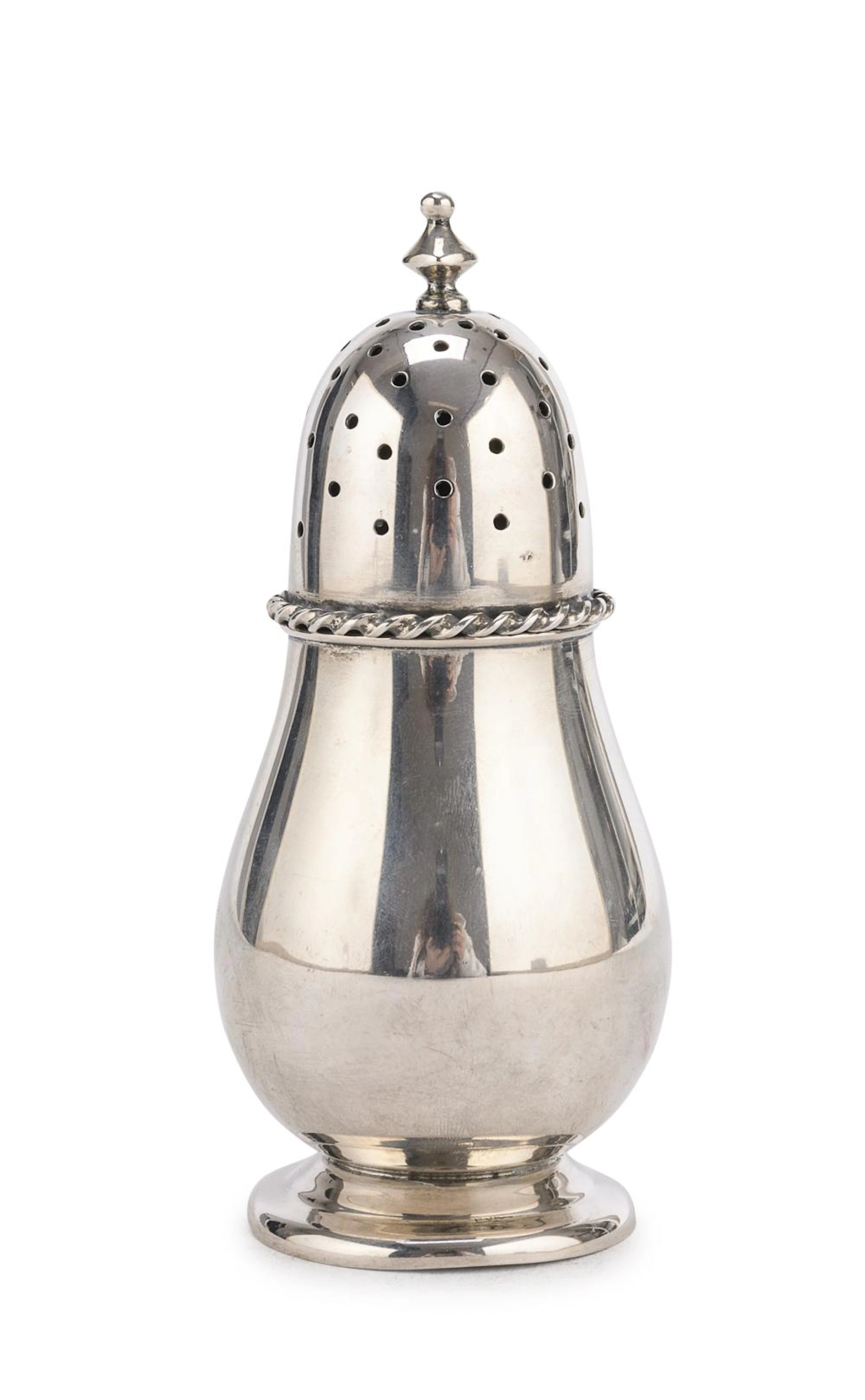 SILVER SUGAR SHAKER, MILAN 1935/1945