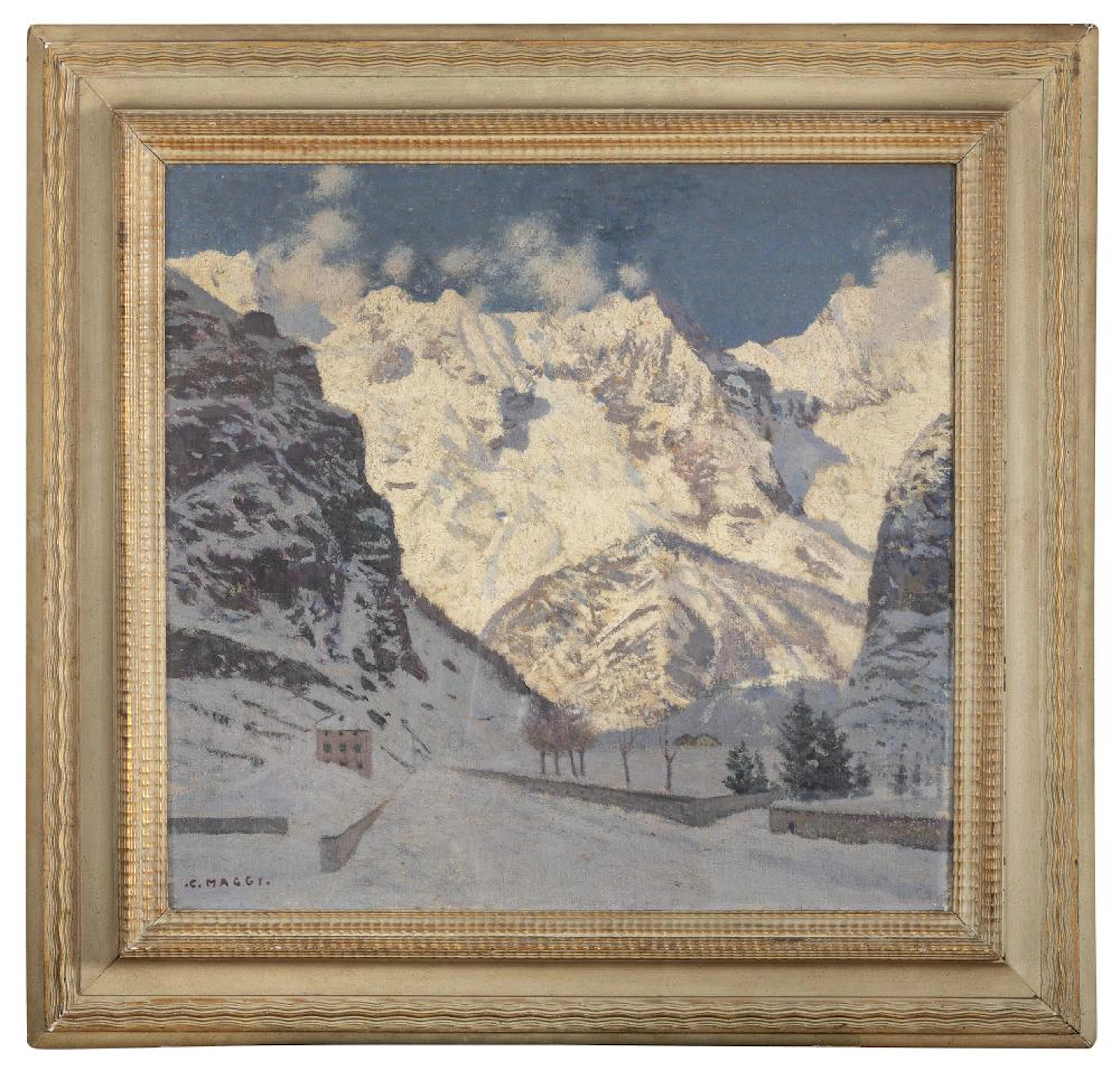 OIL PAINTING BY CESARE MAGGI
