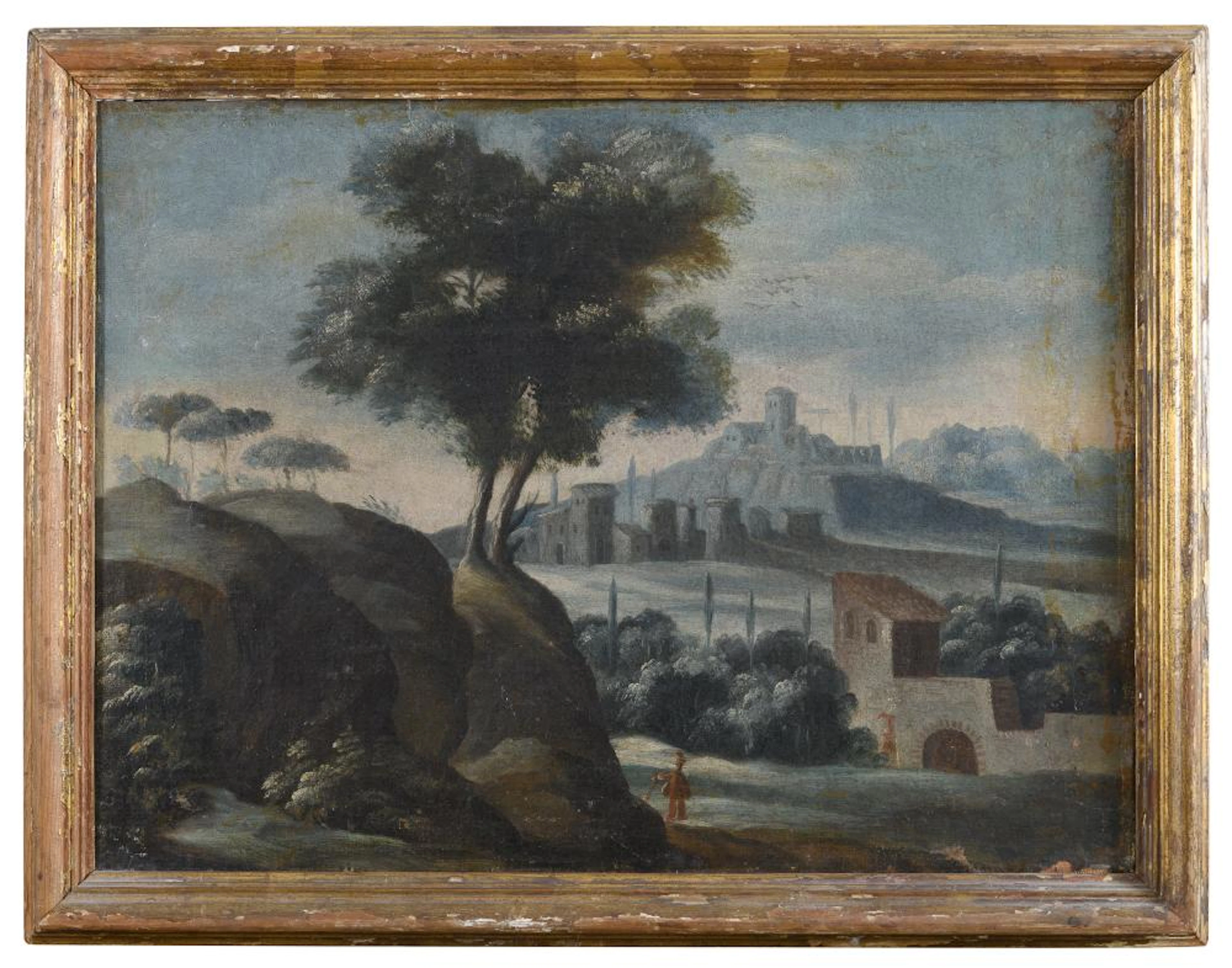 PAIR OF VENETIAN OIL PAINTINGS, 18TH CENTURY