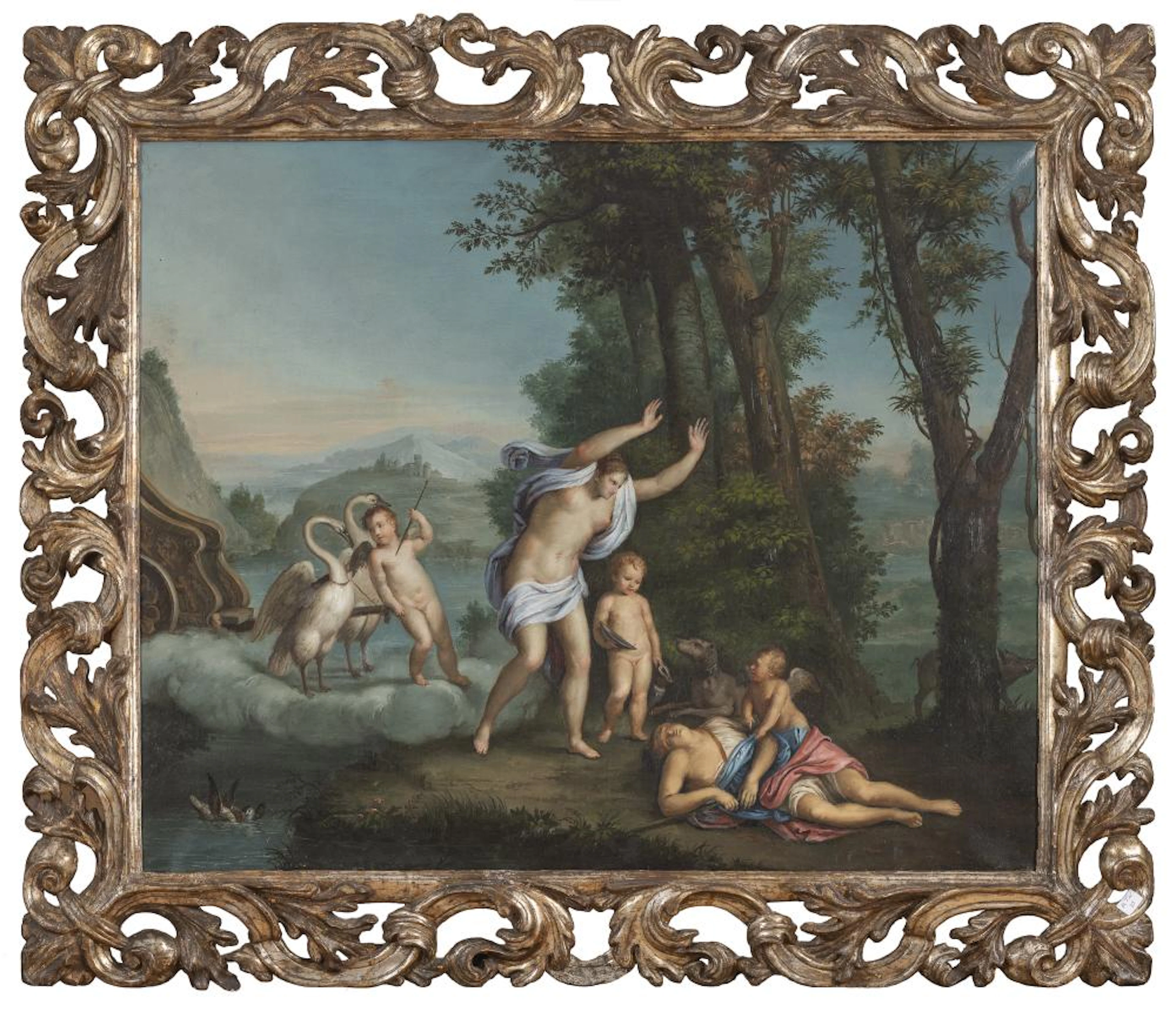 OIL PAINTING BY FOLLOWER OF DOMENICHINO, EARLY 19TH CENTURY