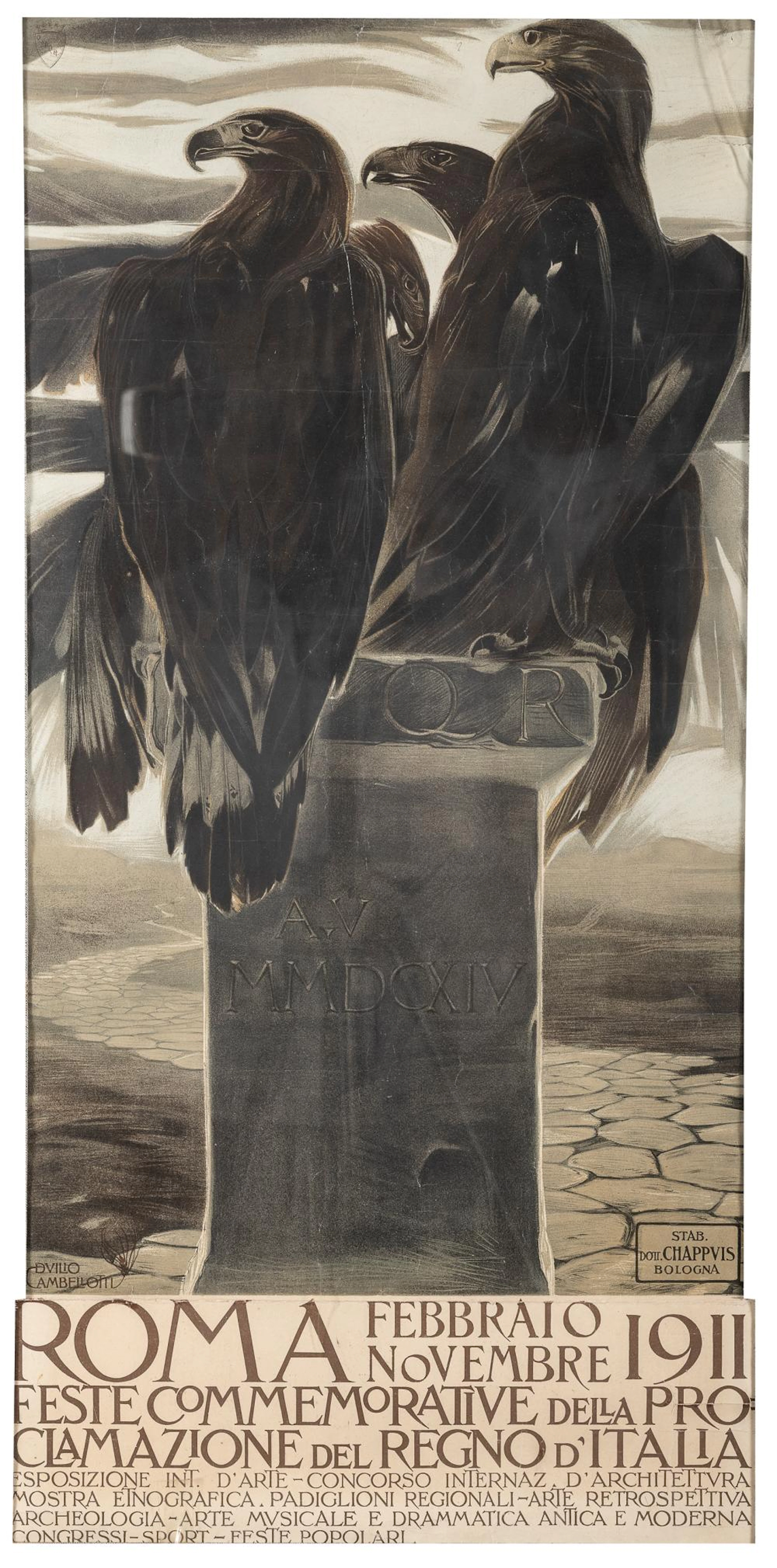 ADVERTISING POSTER BY DUILIO CAMBELLOTT