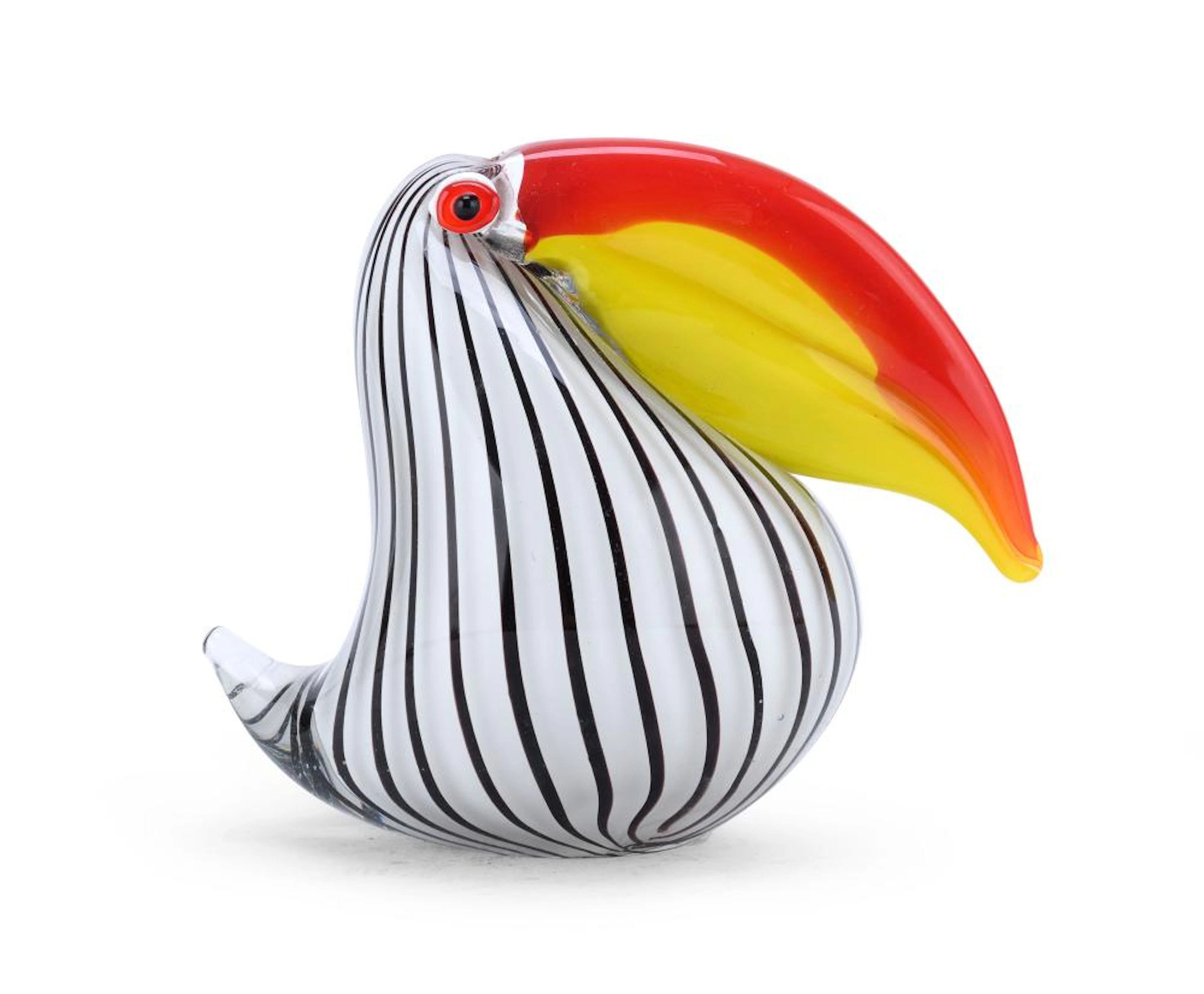 GLASS TOUCAN, MURANO 1970s