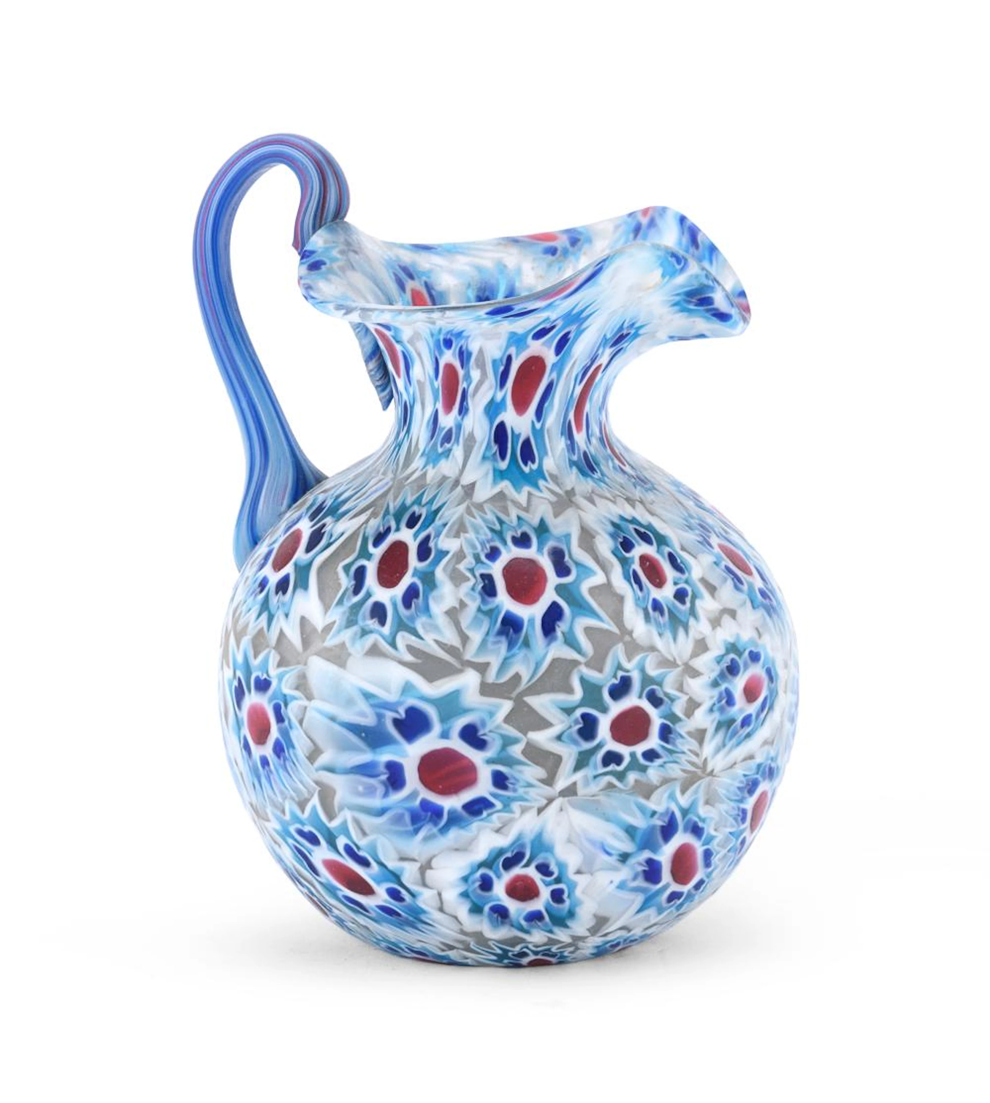 SMALL GLASS JUG, MURANO 1980s