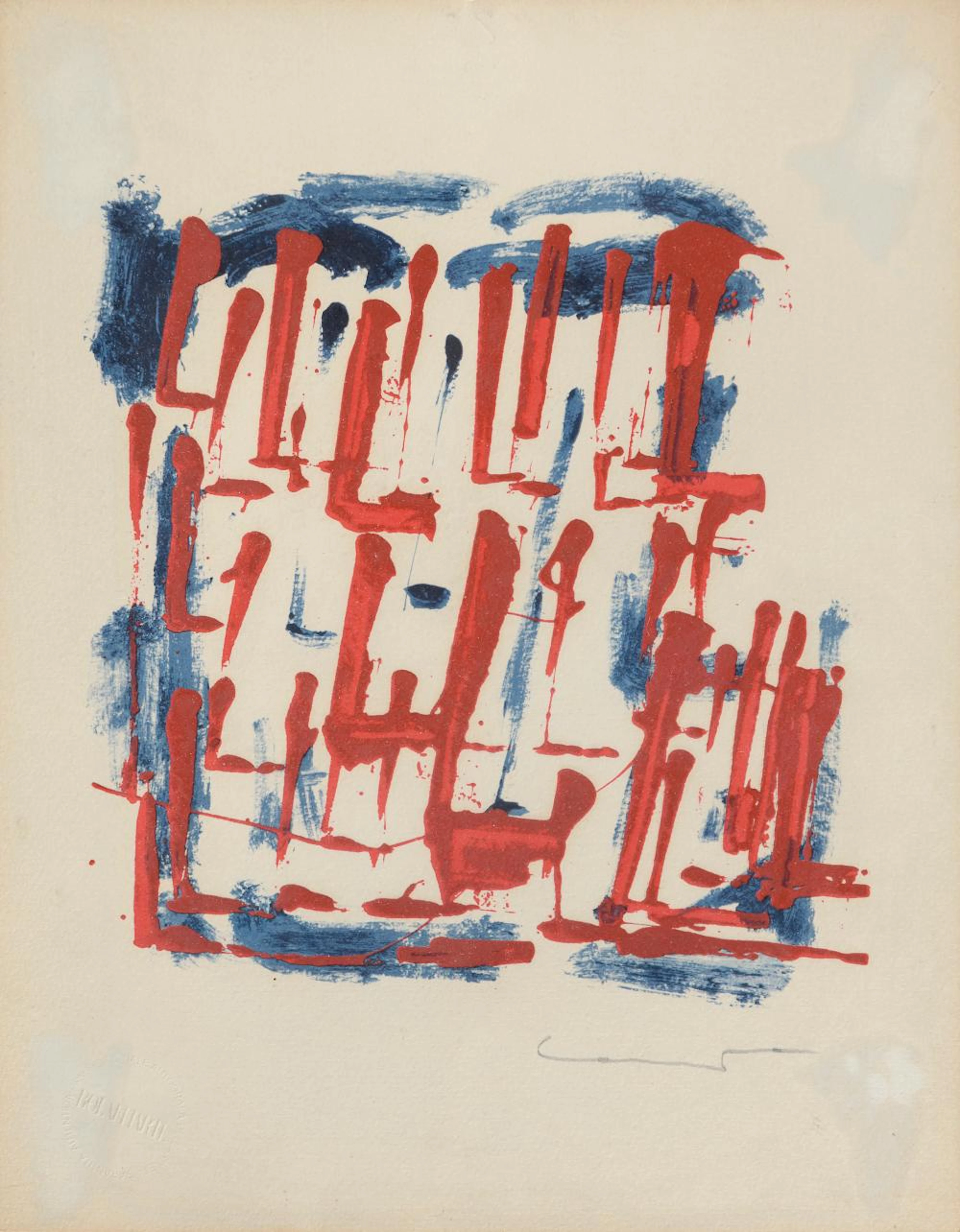 PHOTOLITHOGRAPH BY PIETRO CONSAGRA, 1973