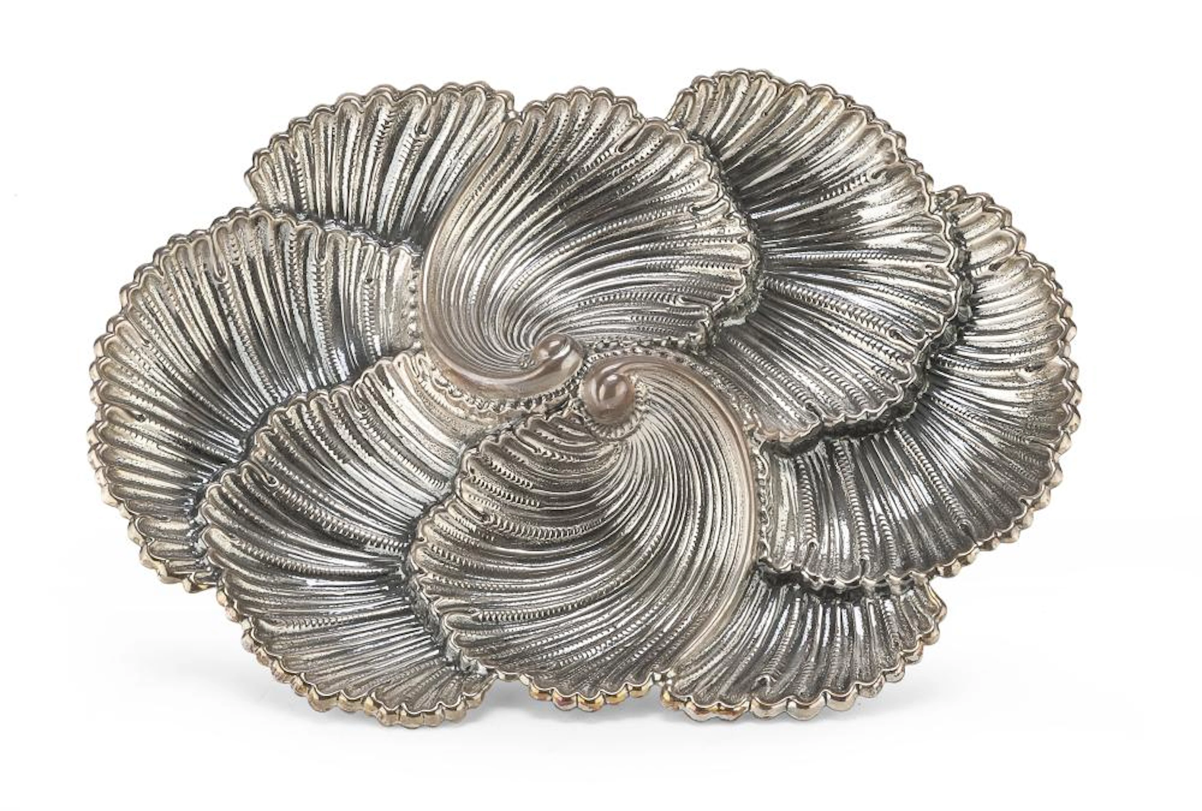 APPETIZER PLATE IN SILVER - PUNCH BOLOGNA POST 1968