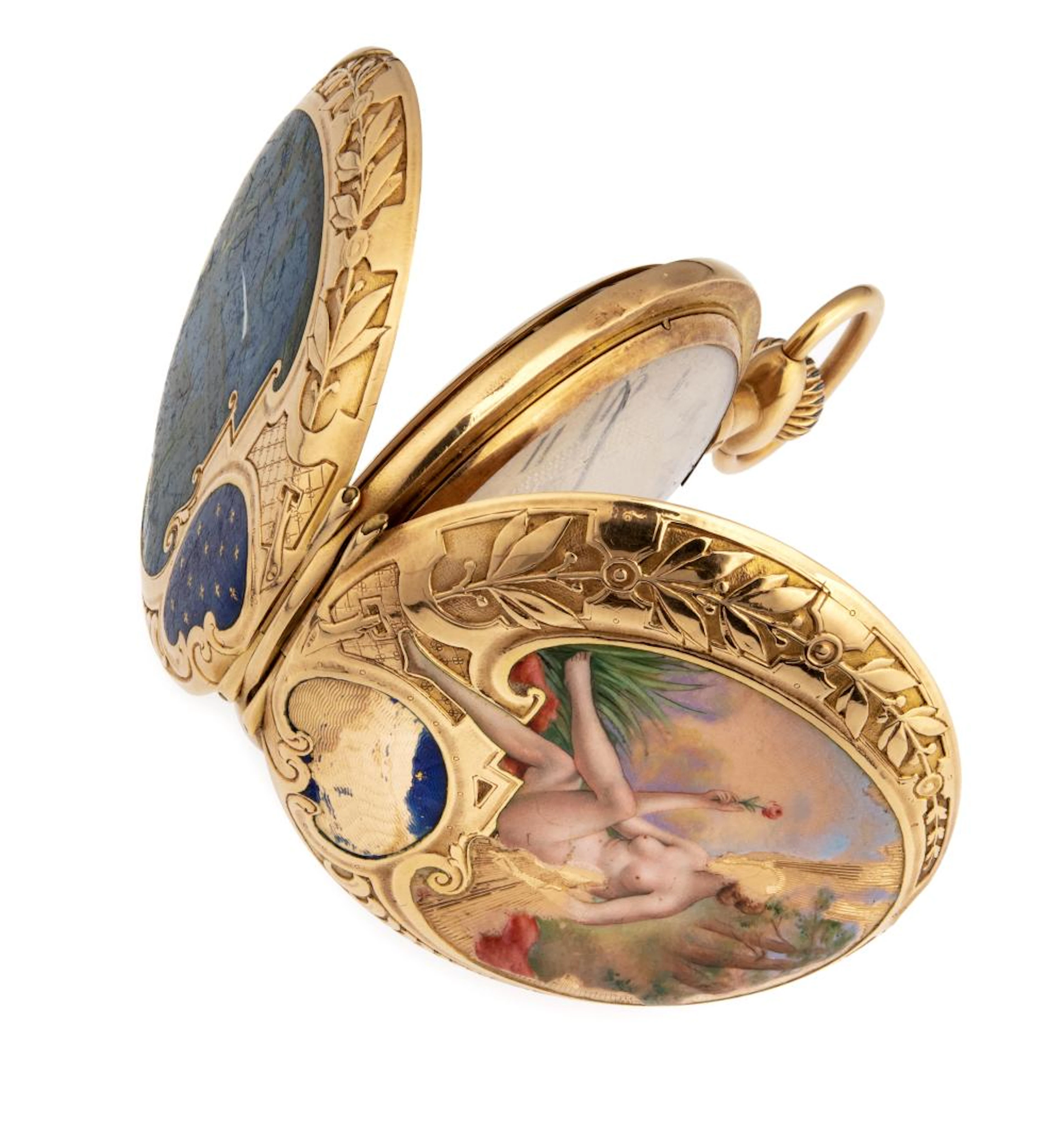 GOLDEN POCKET WATCH BOREL FILS & CIE