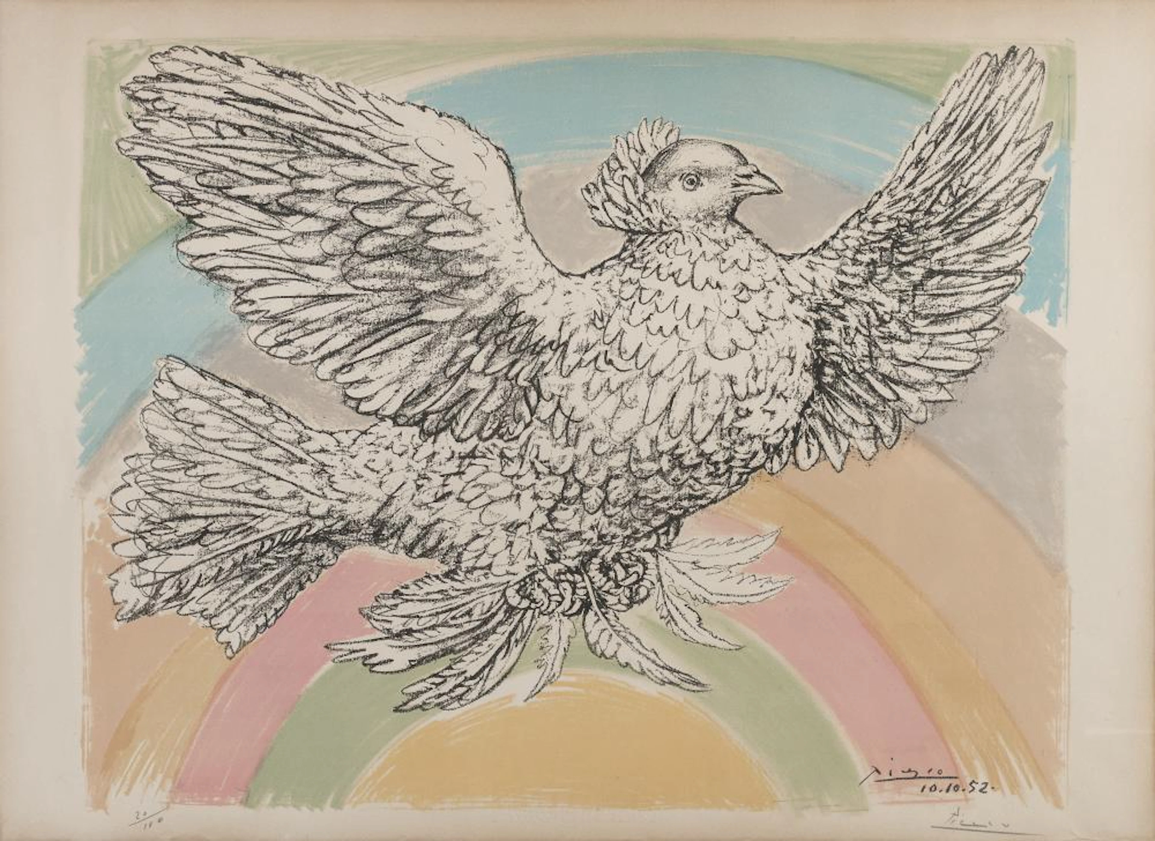 LITHOGRAPH BY PABLO PICASSO 1952-1960